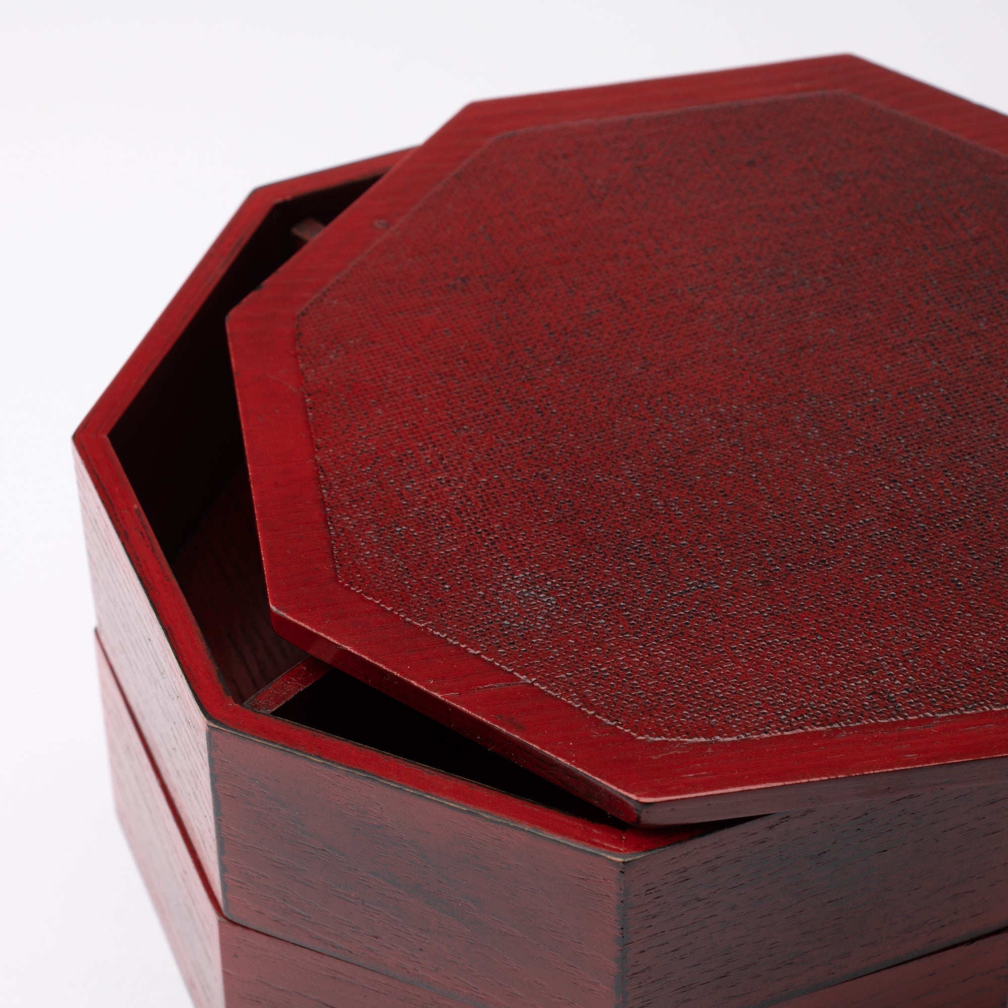 Negoro Yamanaka Lacquerware Two Tiers Jubako Bento Box - MUSUBI KILN - Quality Japanese Tableware and Gift