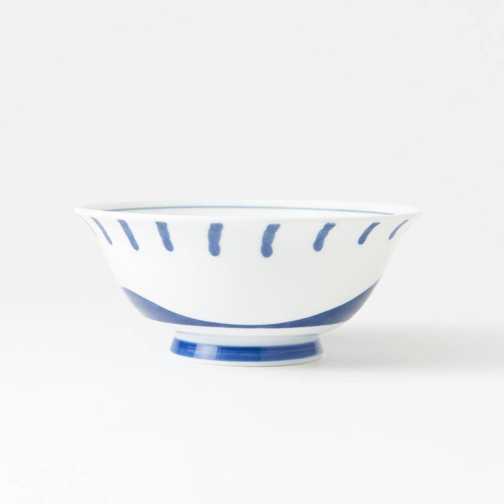 Neko Chigura Cat Mino Ware Ramen Bowl M - MUSUBI KILN - Quality Japanese Tableware and Gift