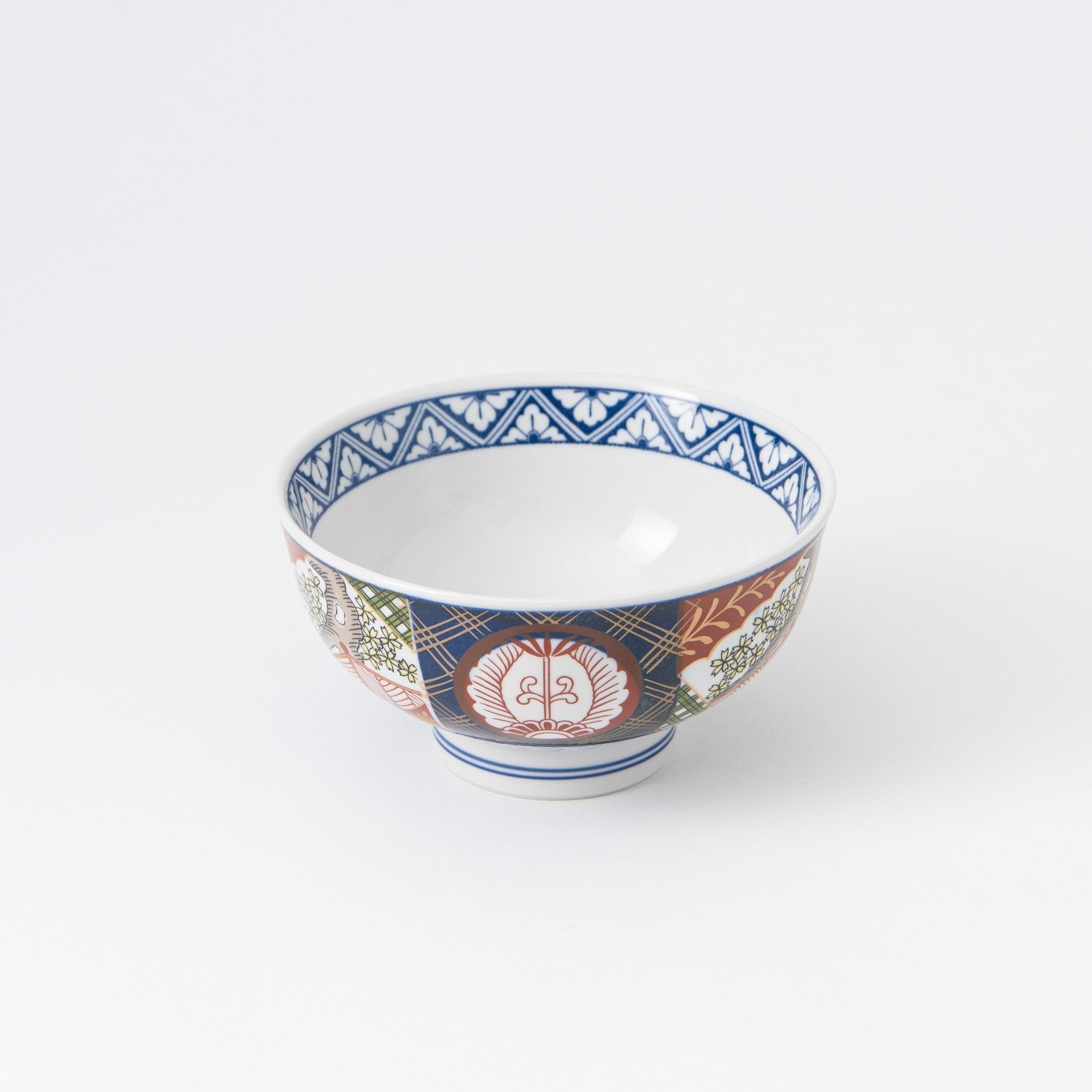 Nishiki Sakura Mino Ware Donburi Bowl M - MUSUBI KILN - Quality Japanese Tableware and Gift