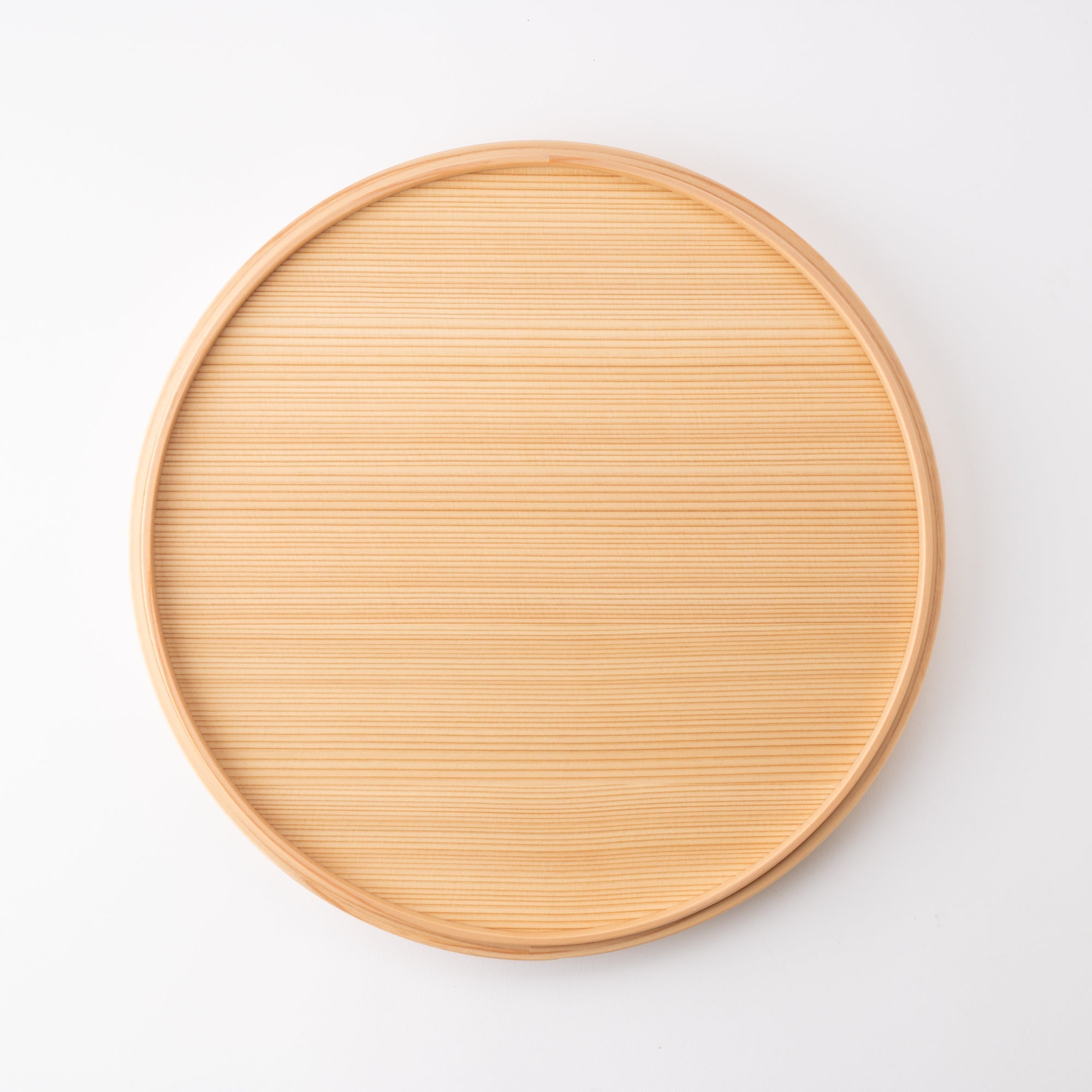 Odate Kougeisha Plain Wood Magewappa Round Tray - MUSUBI KILN - Quality Japanese Tableware and Gift