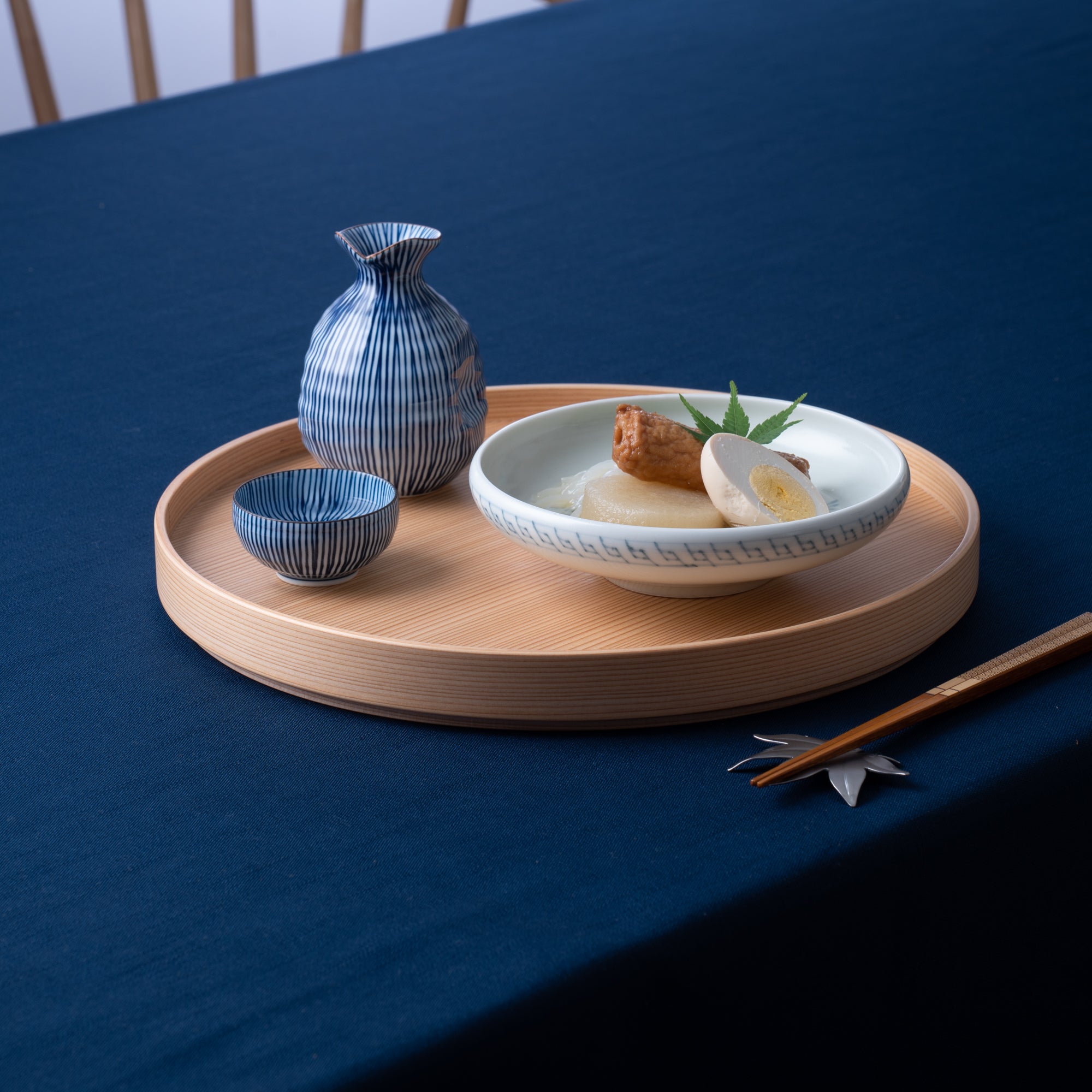 Odate Kougeisha Plain Wood Magewappa Round Tray - MUSUBI KILN - Quality Japanese Tableware and Gift