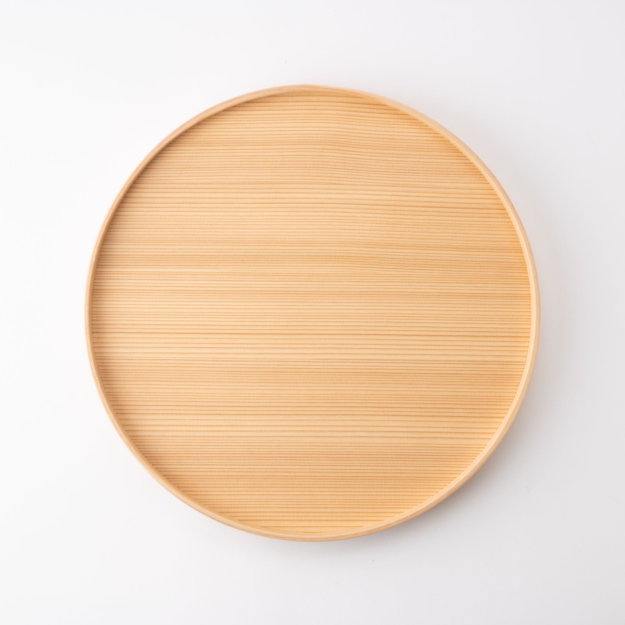 Odate Kougeisha Plain Wood Magewappa Round Tray - MUSUBI KILN - Quality Japanese Tableware and Gift