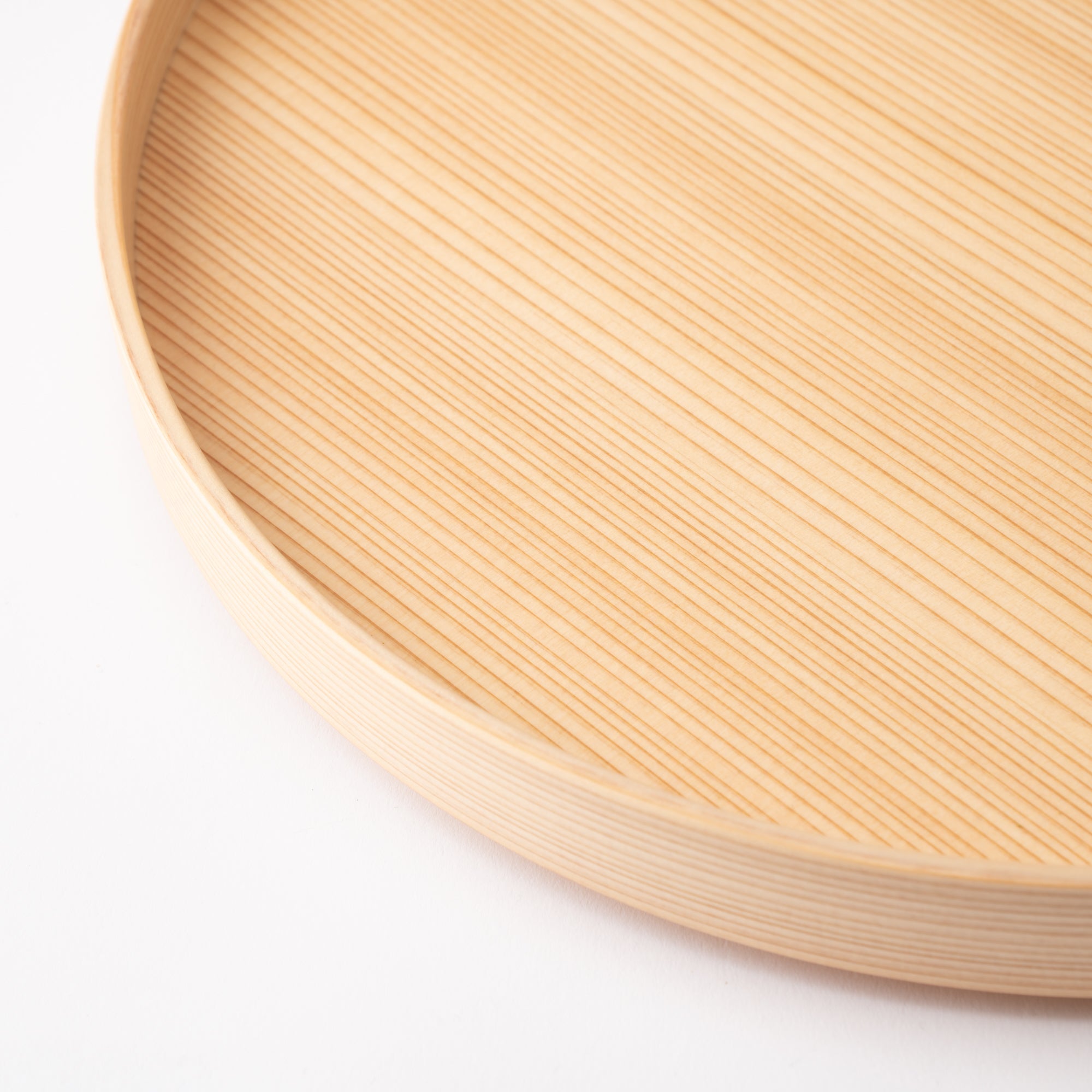 Odate Kougeisha Plain Wood Magewappa Round Tray - MUSUBI KILN - Quality Japanese Tableware and Gift