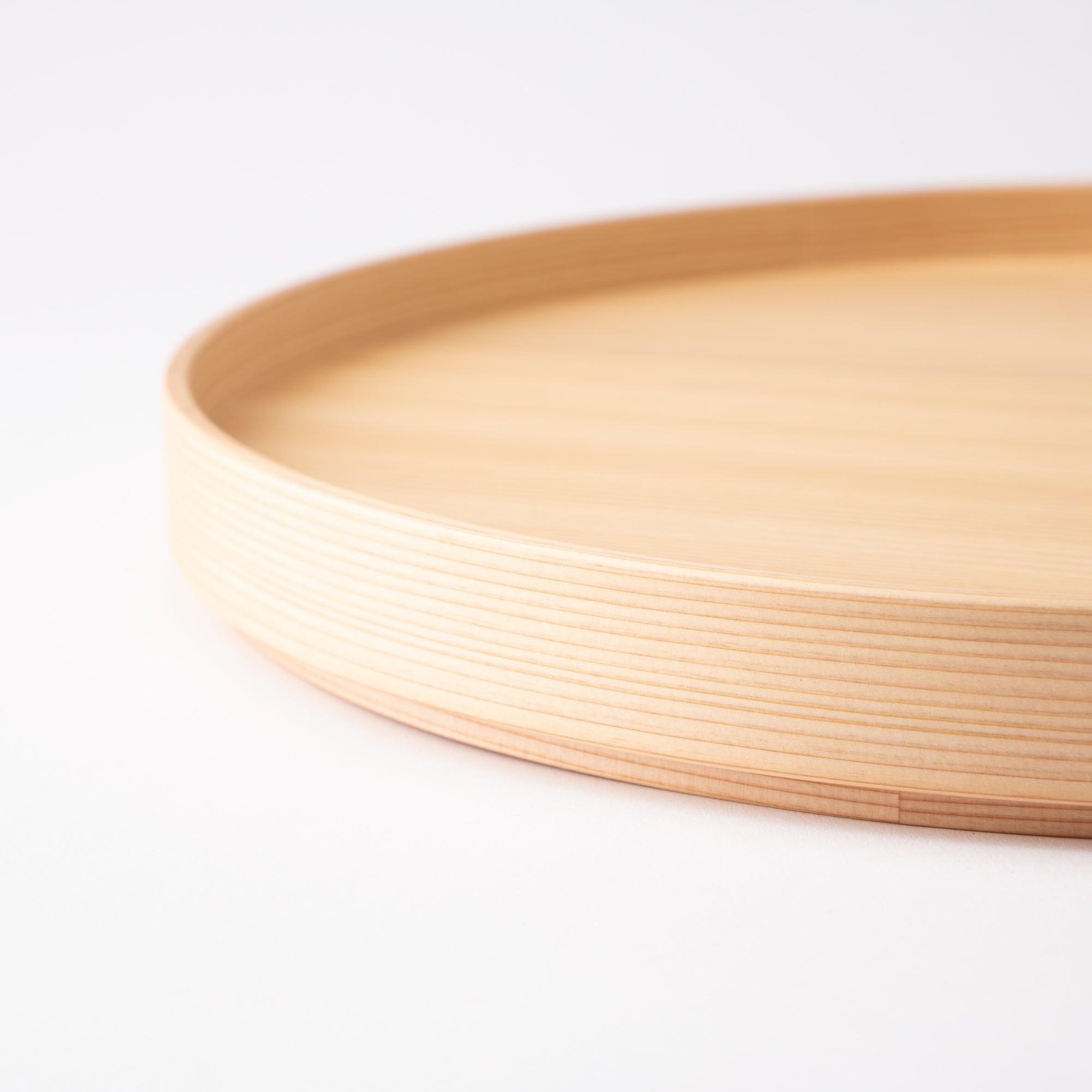 Odate Kougeisha Plain Wood Magewappa Round Tray - MUSUBI KILN - Quality Japanese Tableware and Gift