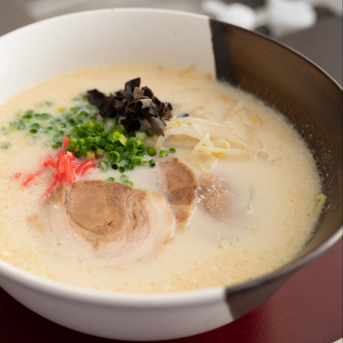 Bronze Luster with Matte Cream Ramen Bowl 8.9 IN