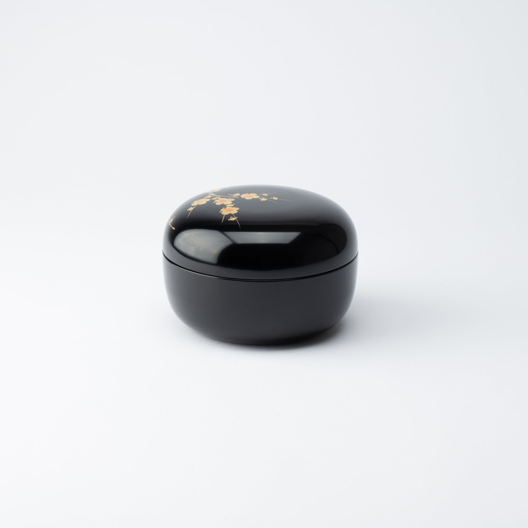 Plum Branch Maki - e Yamanaka Lacquerware Candy Box Small - MUSUBI KILN - Quality Japanese Tableware and Gift