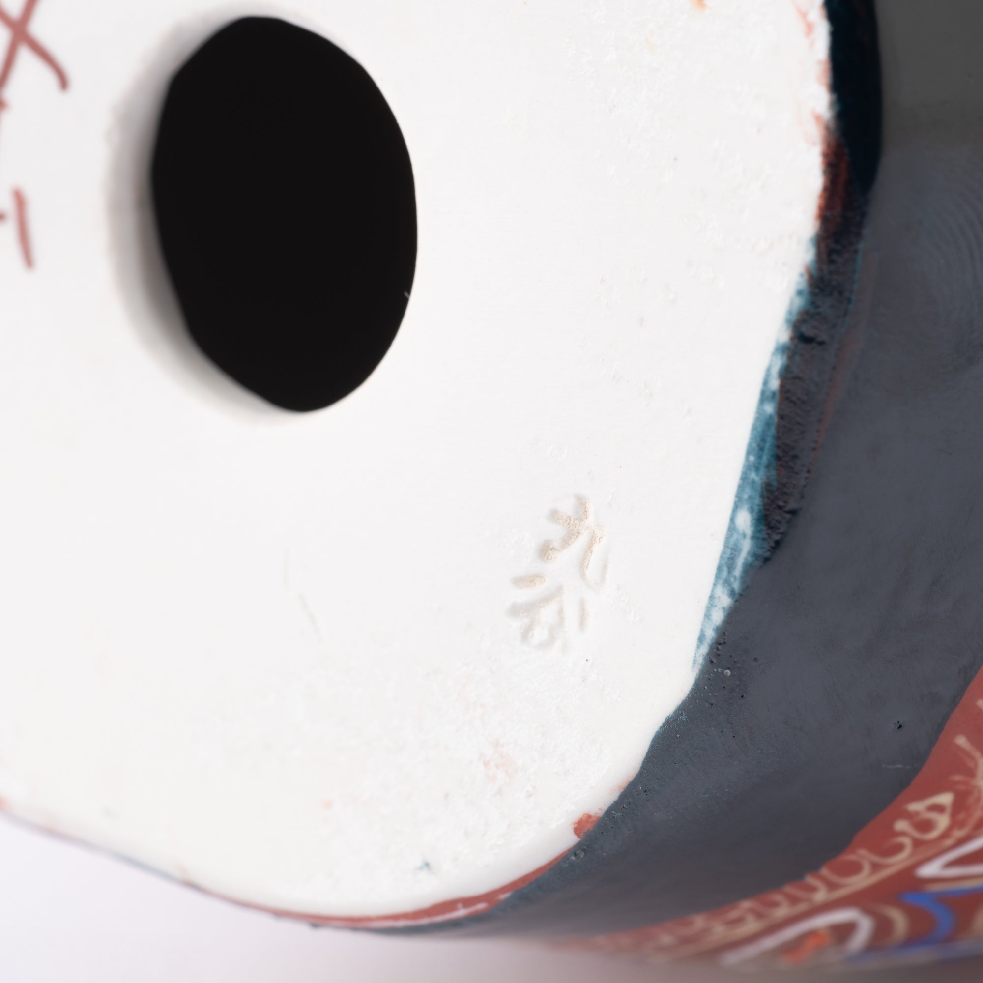 Red Decorative Kutani Owl Figurine - MUSUBI KILN - Quality Japanese Tableware and Gift