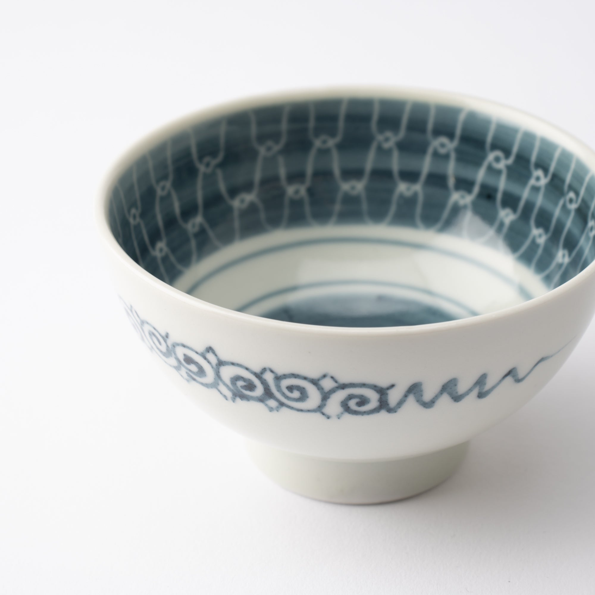 Ri Sanpei Rabbit Arita Japanese Rice Bowl S - MUSUBI KILN - Quality Japanese Tableware and Gift