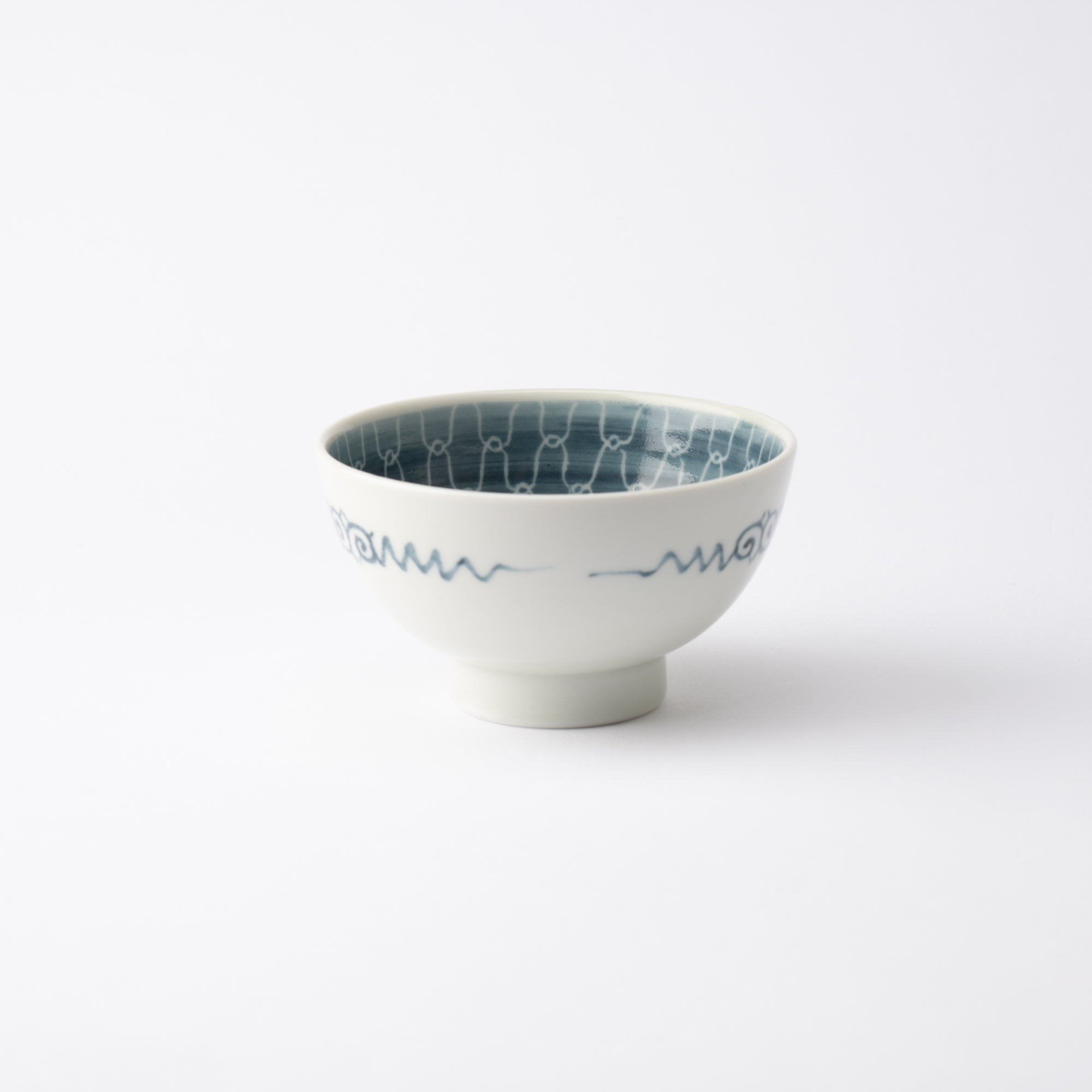 Ri Sanpei Rabbit Arita Japanese Rice Bowl S - MUSUBI KILN - Quality Japanese Tableware and Gift