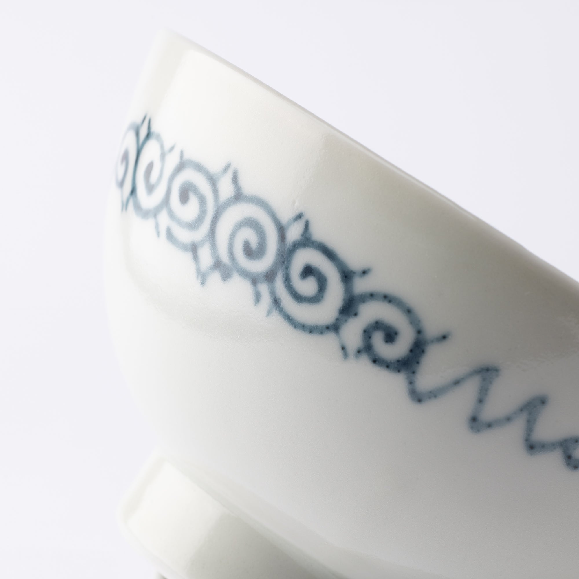 Ri Sanpei Rabbit Arita Japanese Rice Bowl S - MUSUBI KILN - Quality Japanese Tableware and Gift