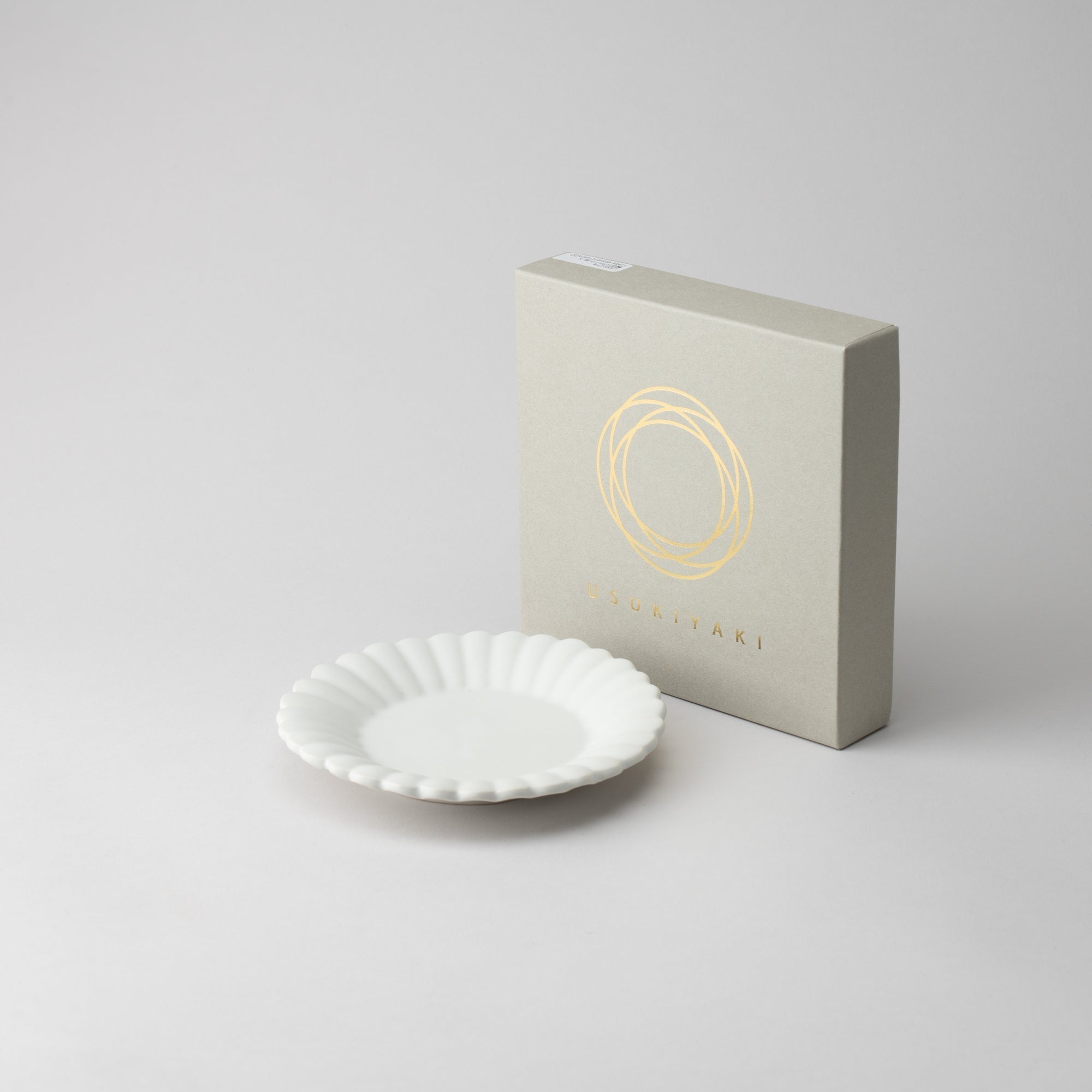 RINKA Usuki Dessert Plate S - MUSUBI KILN - Quality Japanese Tableware and Gift