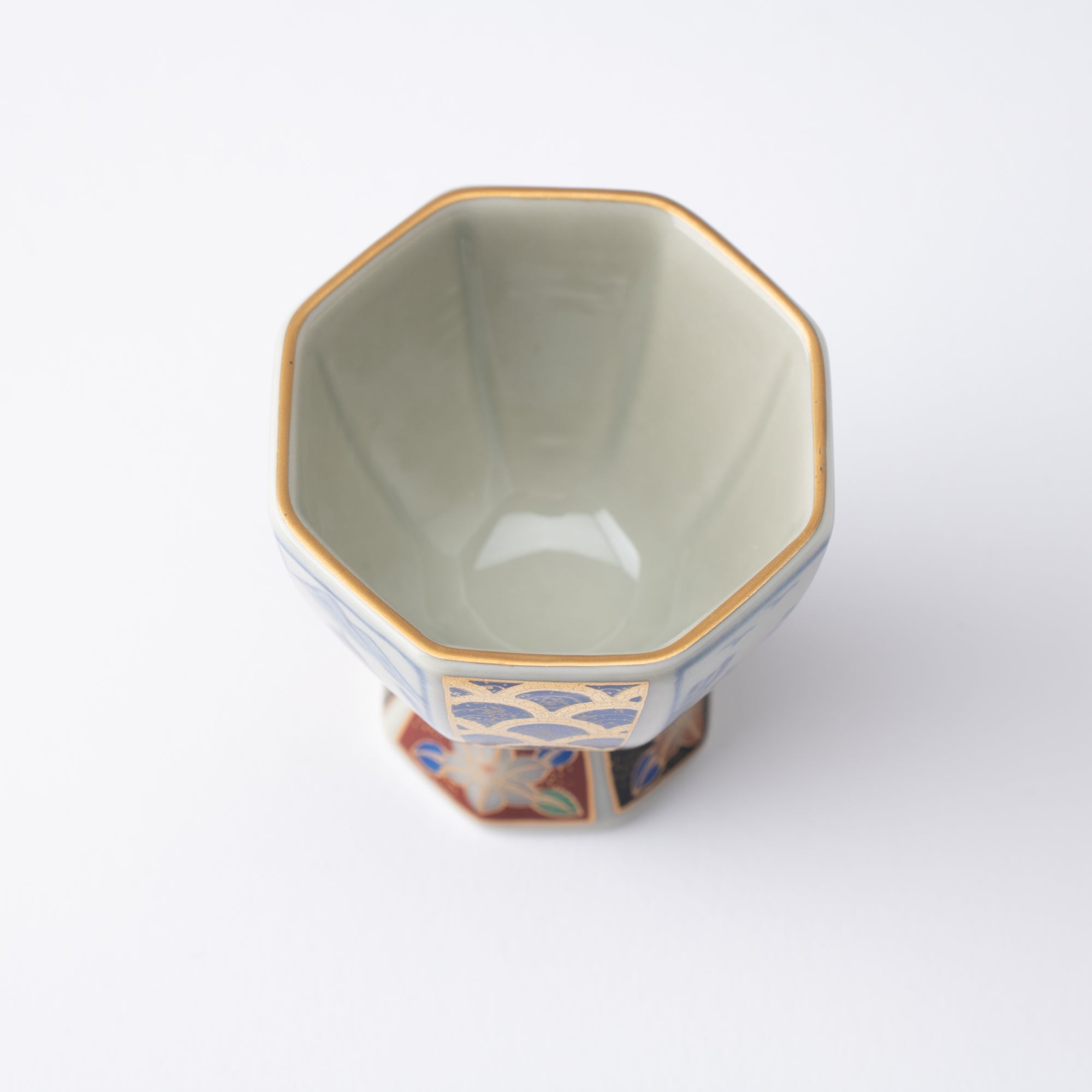 Rinkuro Kiln Old Imari Kinrande Sake Set - MUSUBI KILN - Quality Japanese Tableware and Gift