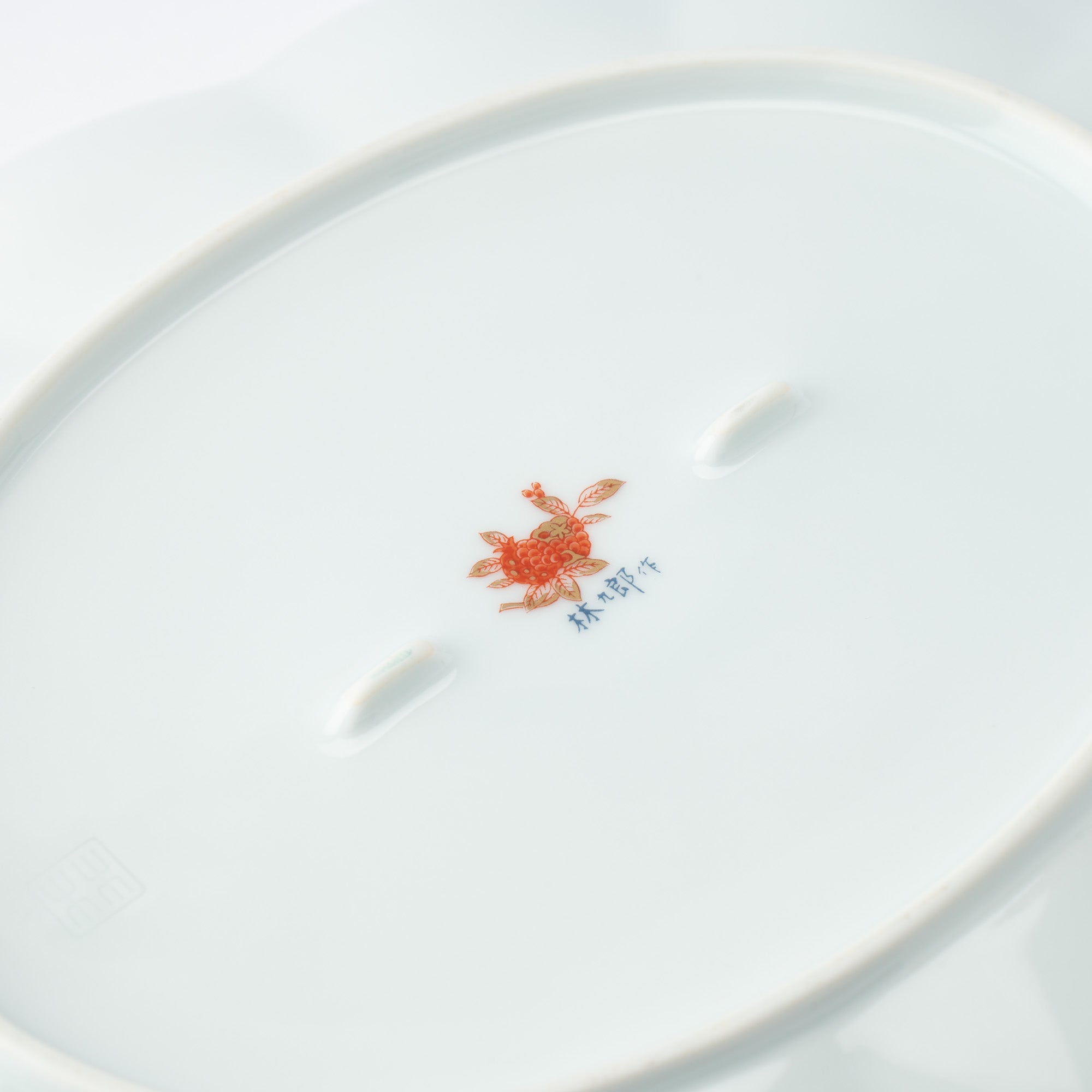 Rinkuro Kiln Old Imari Kinsai Chrysanthemum Hasami Oval Plate 9.8in - MUSUBI KILN - Quality Japanese Tableware and Gift
