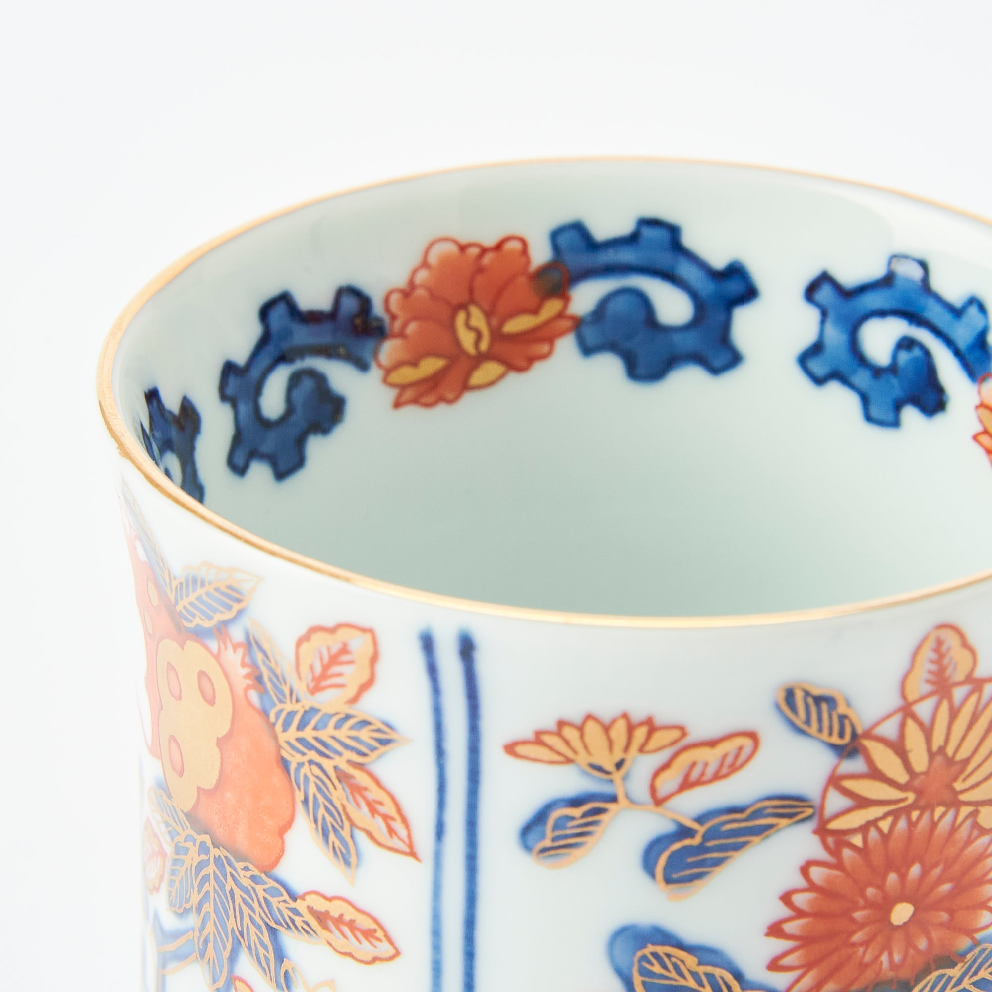 Rinkuro Pomegranate Old Imari Japanese Teapot Set 16.9oz (500ml) - MUSUBI KILN - Quality Japanese Tableware and Gift