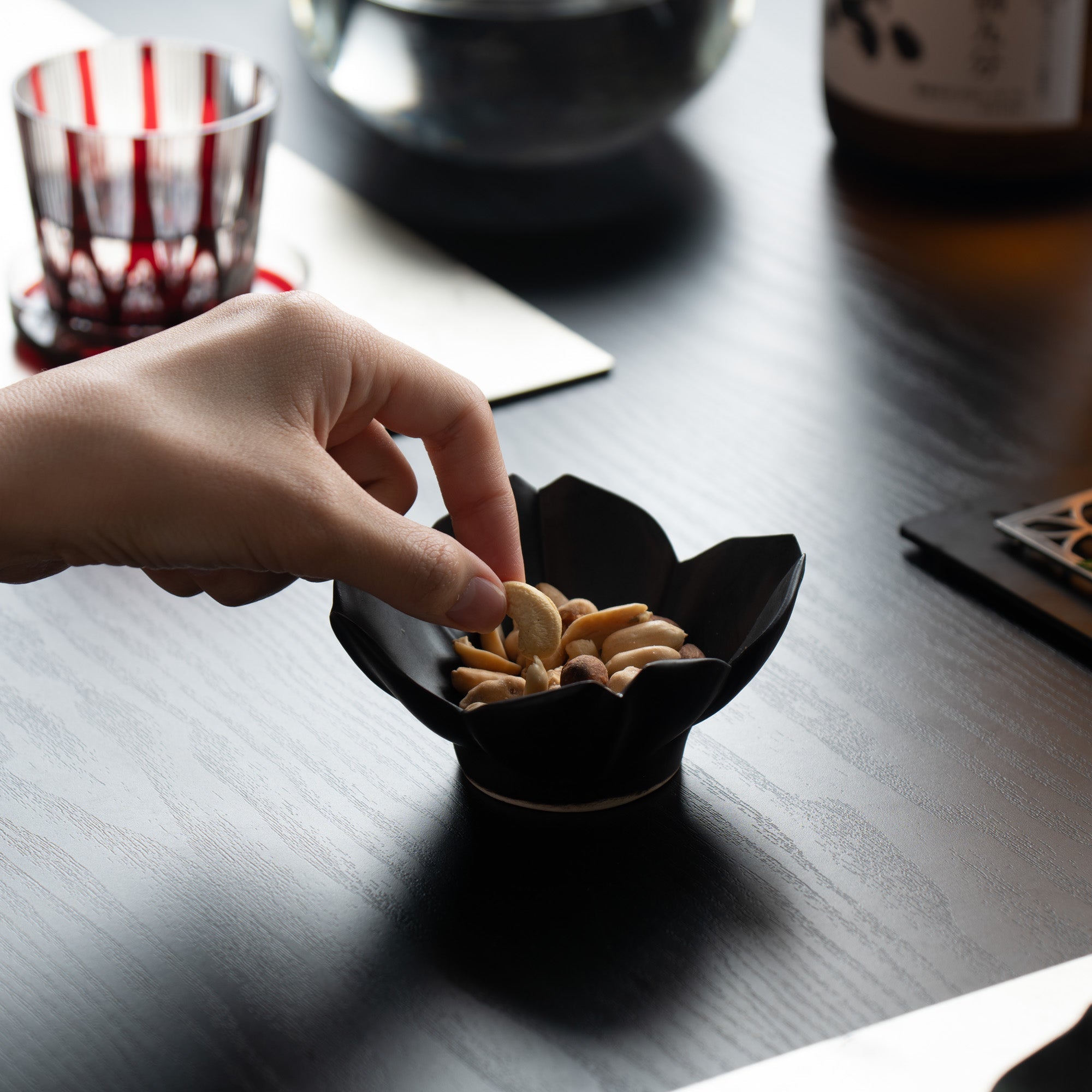 RYOUKA Usuki Four Petals Kobachi Small Bowl - MUSUBI KILN - Quality Japanese Tableware and Gift