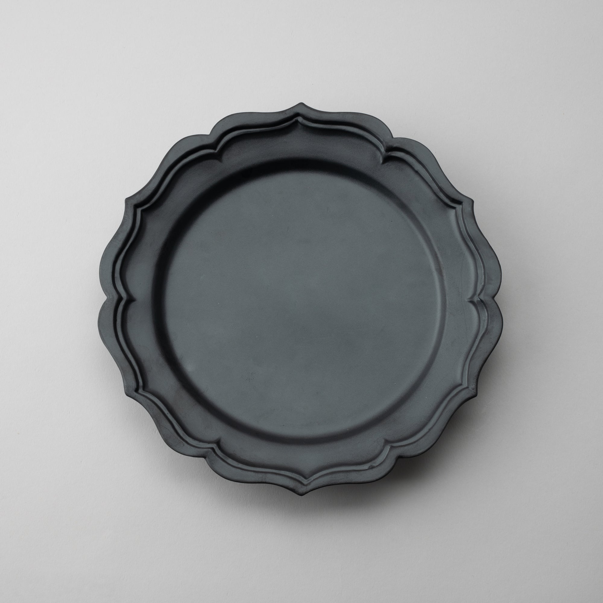 RYOUKA Usuki Rim Plate L - MUSUBI KILN - Quality Japanese Tableware and Gift