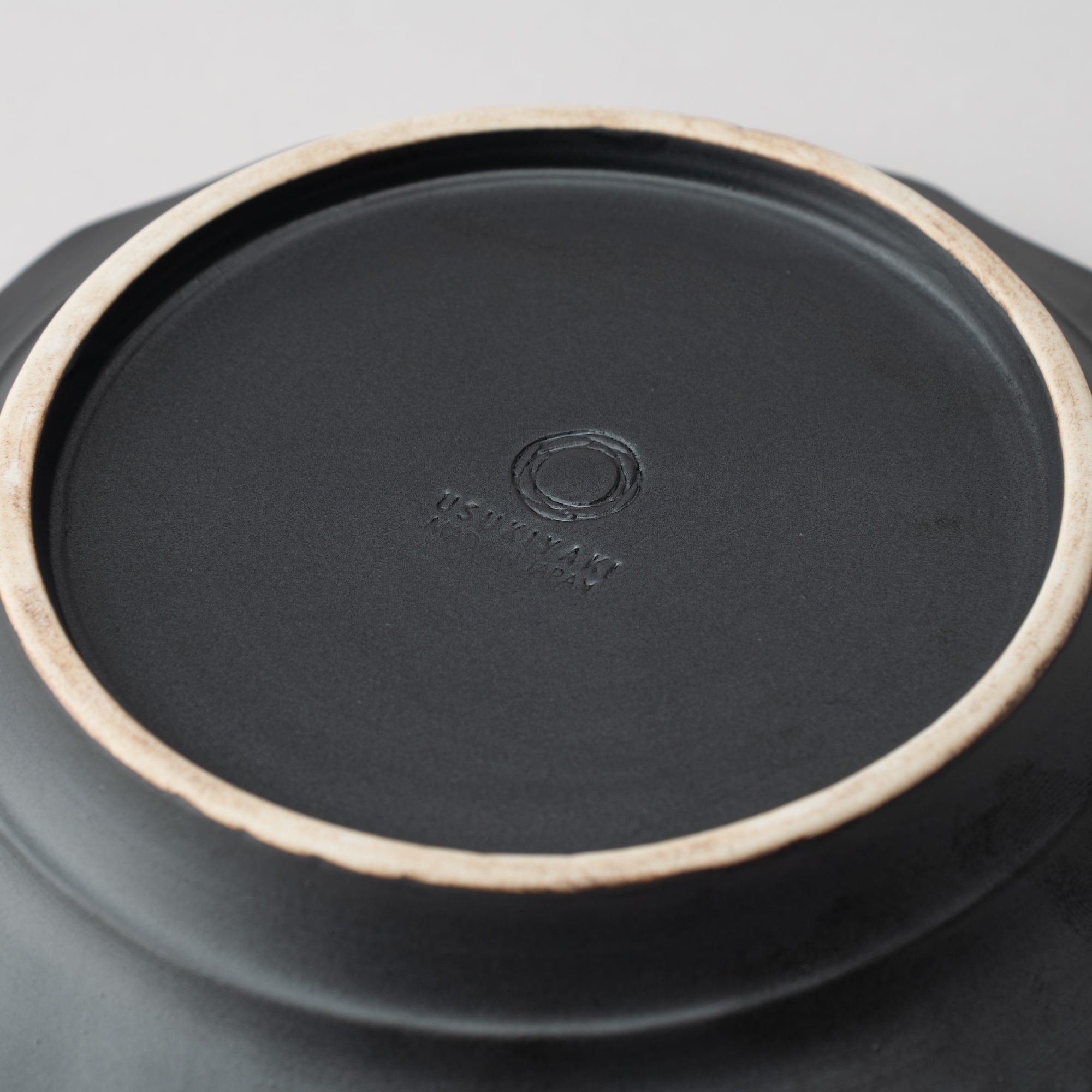 RYOUKA Usuki Rim Plate S - MUSUBI KILN - Quality Japanese Tableware and Gift