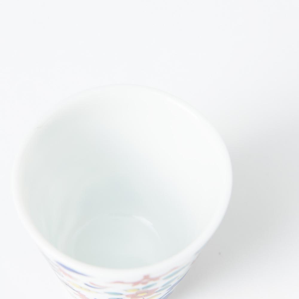 Seikou Kiln Banreki Dragon Kutani Ochoko Sake Cup - MUSUBI KILN - Quality Japanese Tableware and Gift