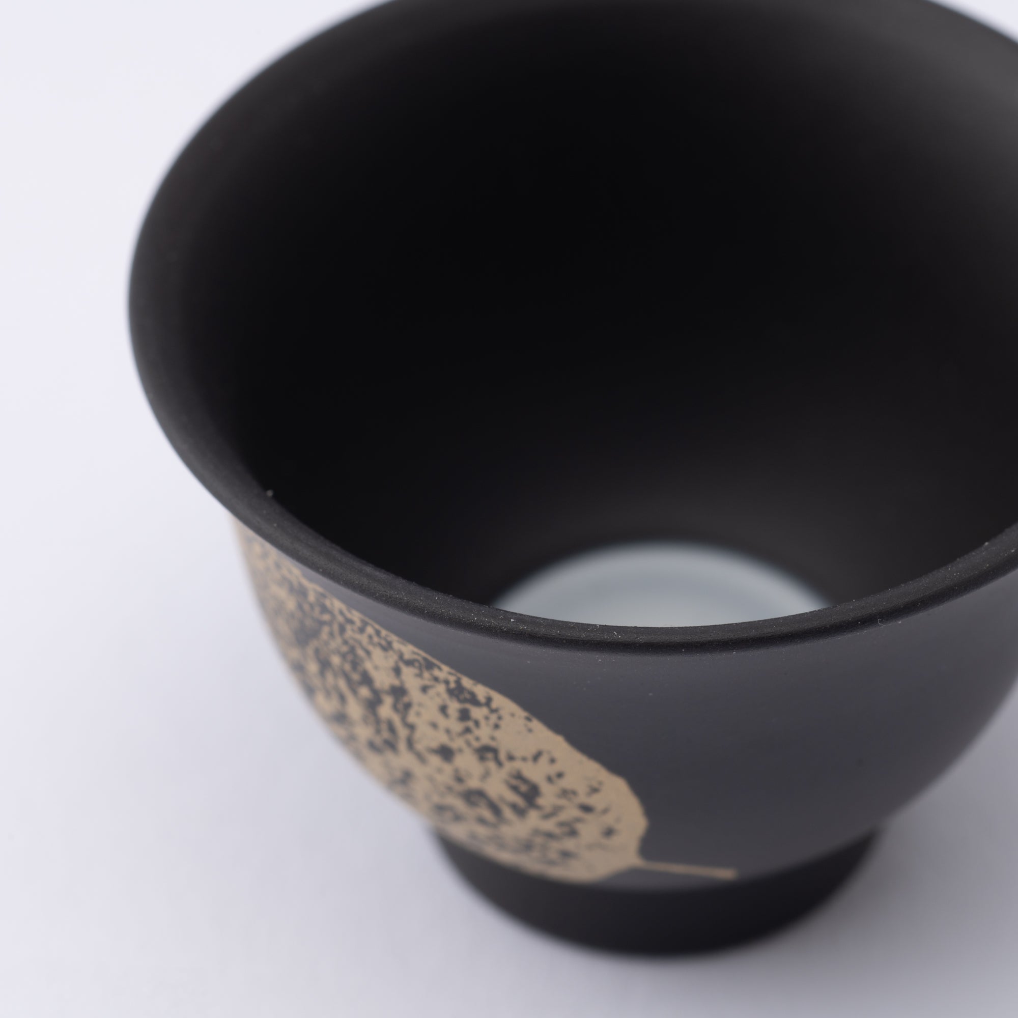 Shoho Black Leaf Tokoname Japanese Teapot Set 6.1oz(180ml) - Sasame and Ceramesh - MUSUBI KILN - Quality Japanese Tableware and Gift