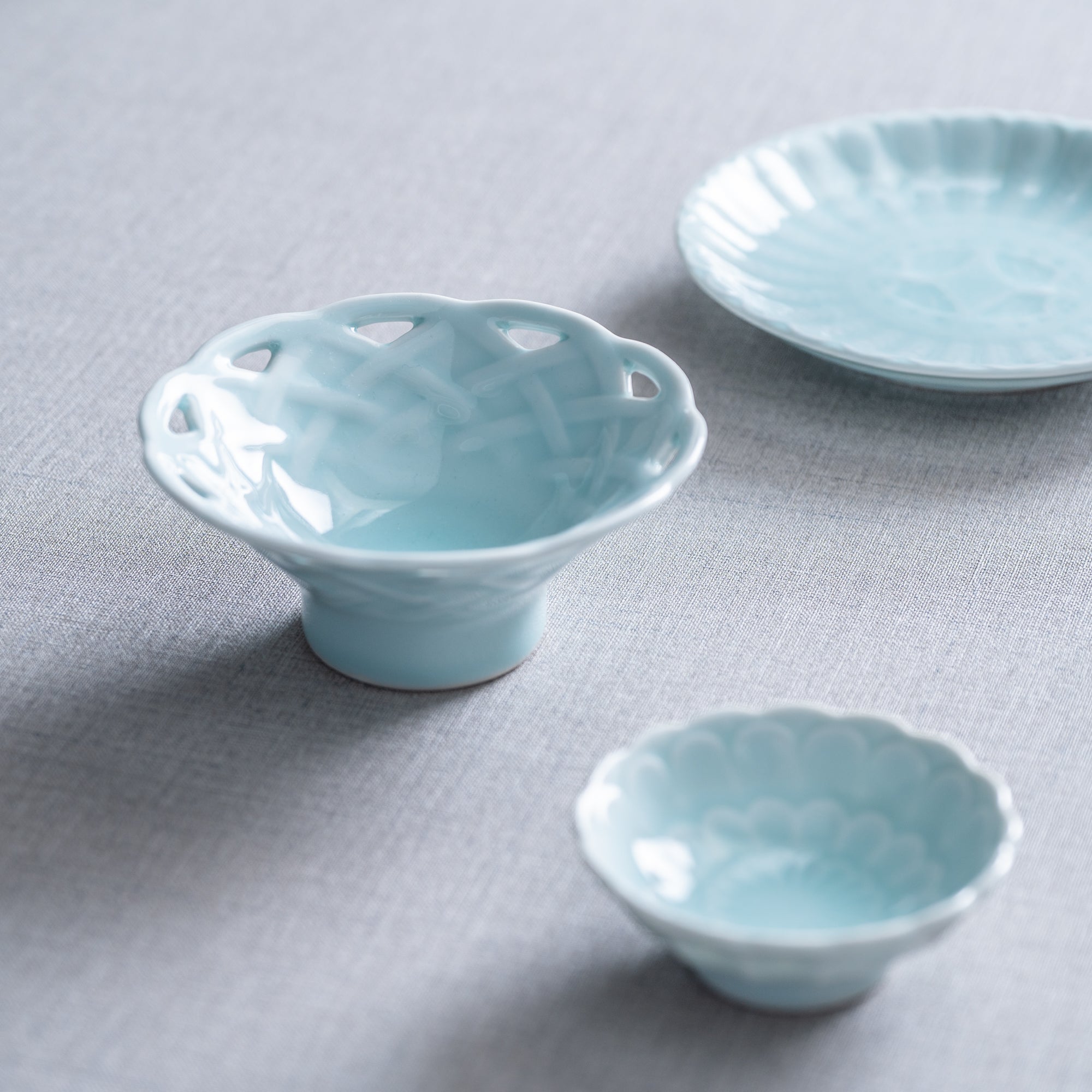 Kaiseki Basket-Weave Kobachi Small Bowl