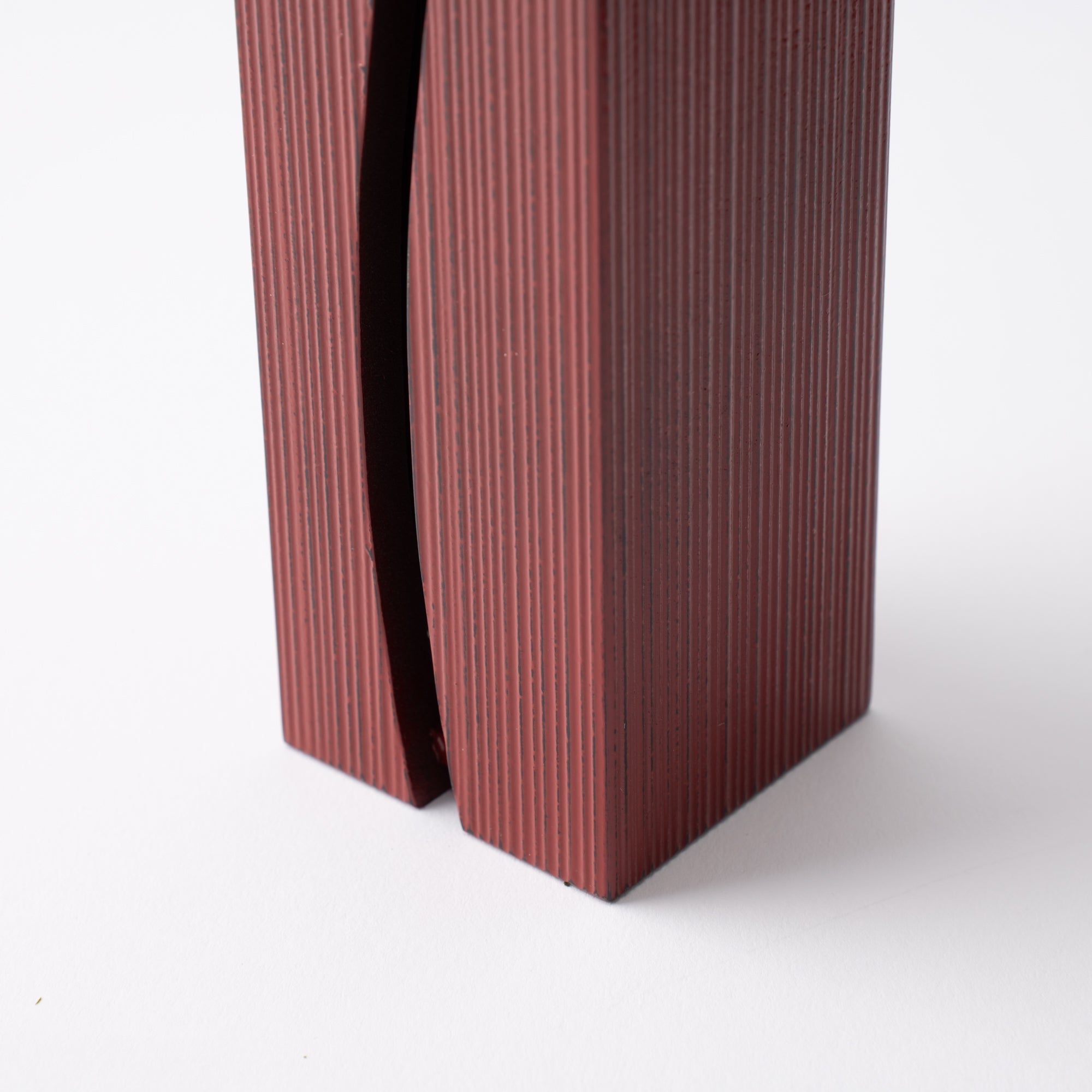 Slim Square Yamanaka Lacquerware Single - Flower Vase - MUSUBI KILN - Quality Japanese Tableware and Gift
