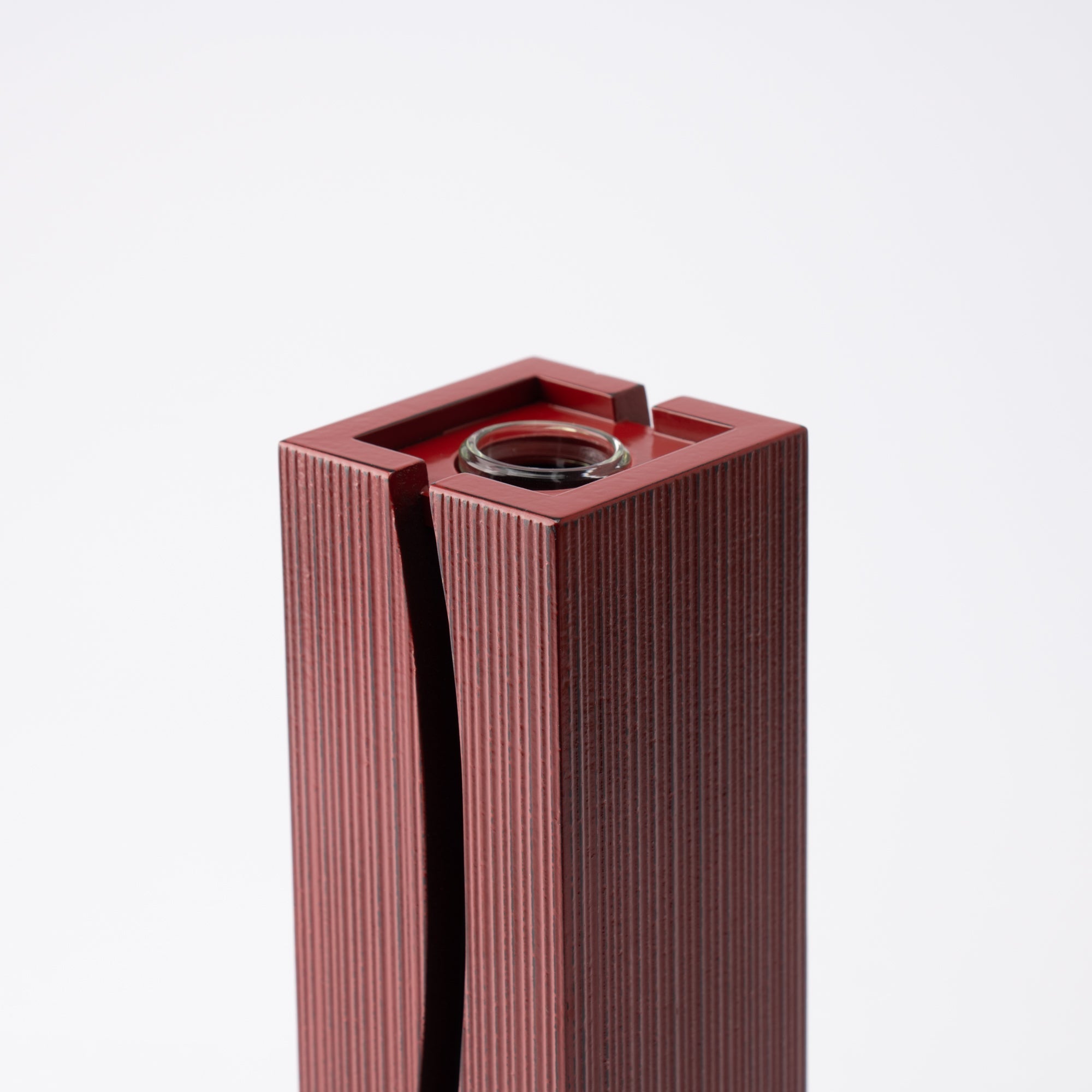 Slim Square Yamanaka Lacquerware Single - Flower Vase - MUSUBI KILN - Quality Japanese Tableware and Gift