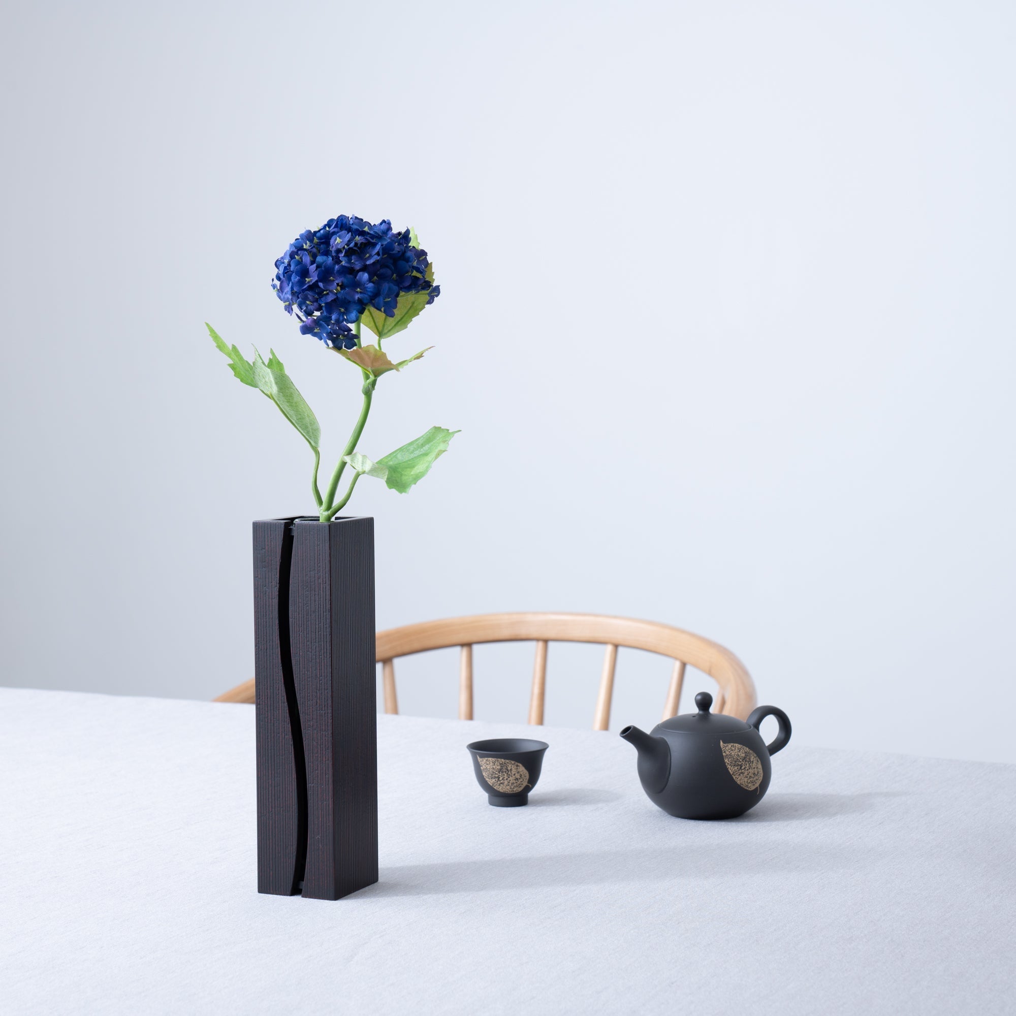Slim Square Yamanaka Lacquerware Single - Flower Vase - MUSUBI KILN - Quality Japanese Tableware and Gift