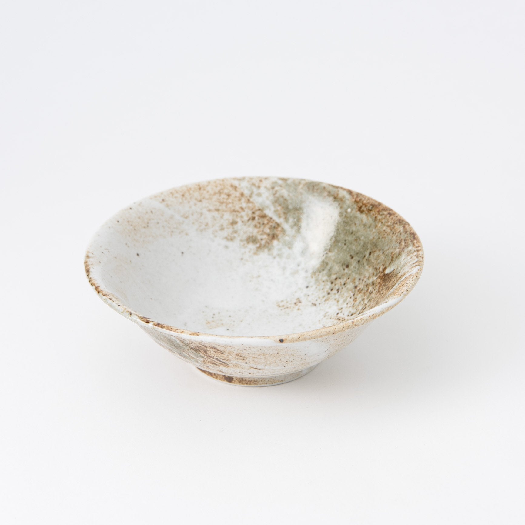 Snow Shino Mino Ware Ramen Bowl S - MUSUBI KILN - Quality Japanese Tableware and Gift