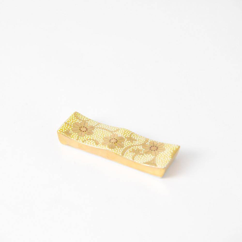 Soukyu Kiln Chibu Kutani Cutlery Rest - MUSUBI KILN - Quality Japanese Tableware and Gift