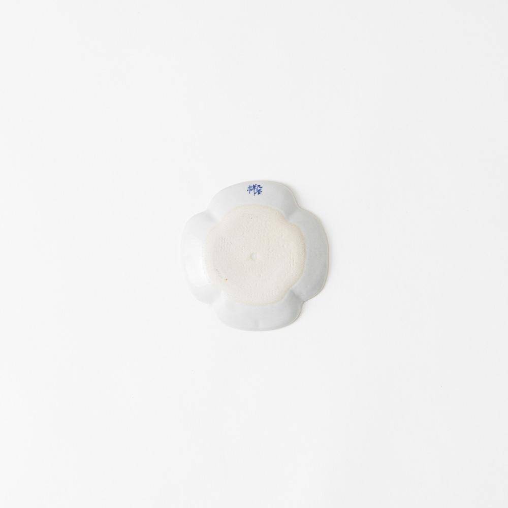 Soukyu Kiln Sword Guard Kutani Sauce Plate - MUSUBI KILN - Quality Japanese Tableware and Gift