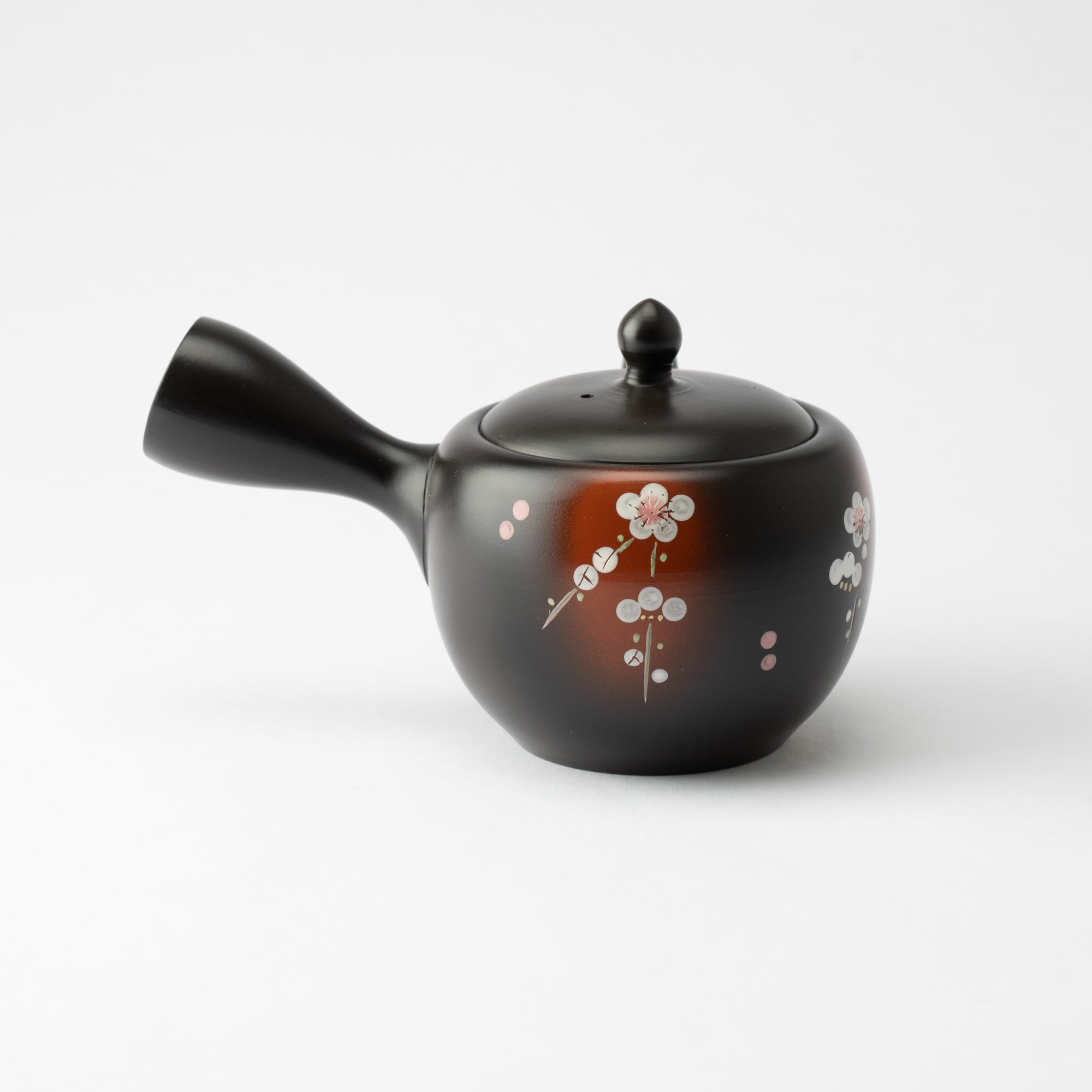 Syunju Weeping Sakura Tokoname Japanese Teapot 12.8oz(380ml) - Sasame and Ceramesh - MUSUBI KILN - Quality Japanese Tableware and Gift