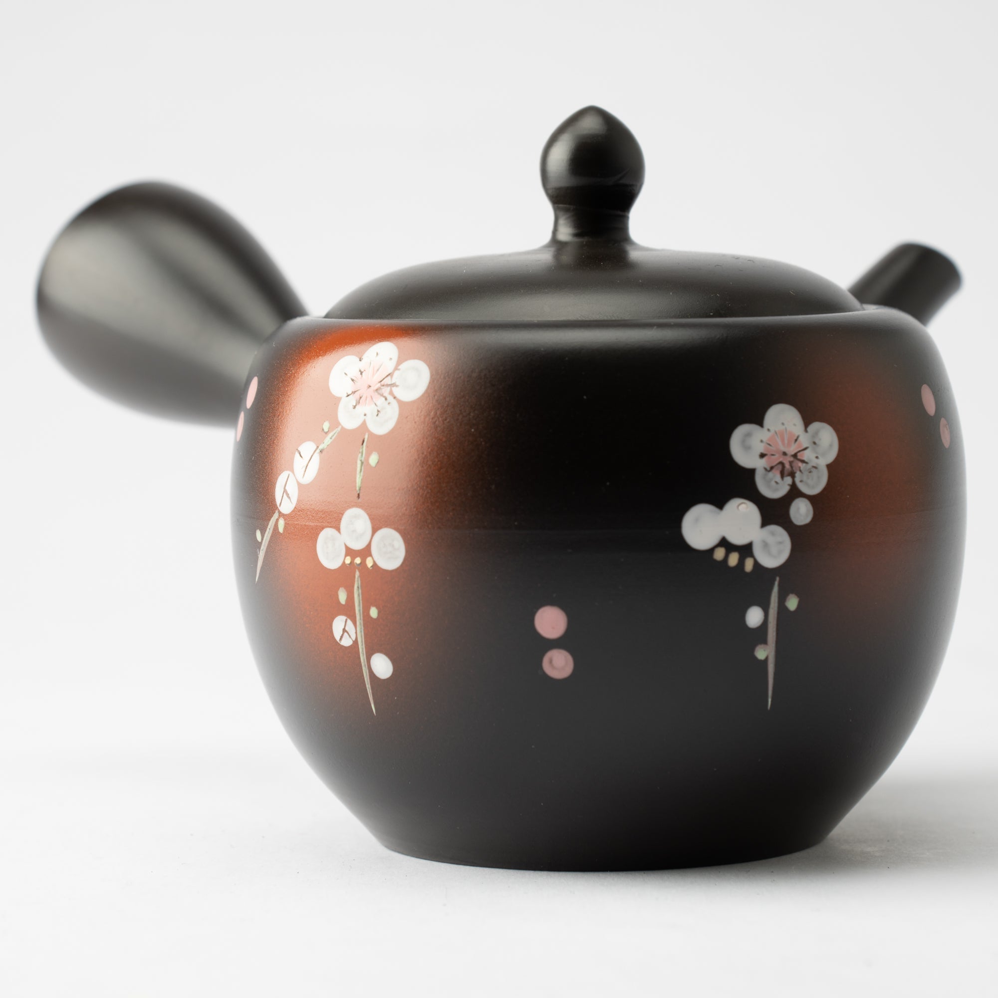 Syunju Weeping Sakura Tokoname Japanese Teapot 12.8oz(380ml) - Sasame and Ceramesh - MUSUBI KILN - Quality Japanese Tableware and Gift