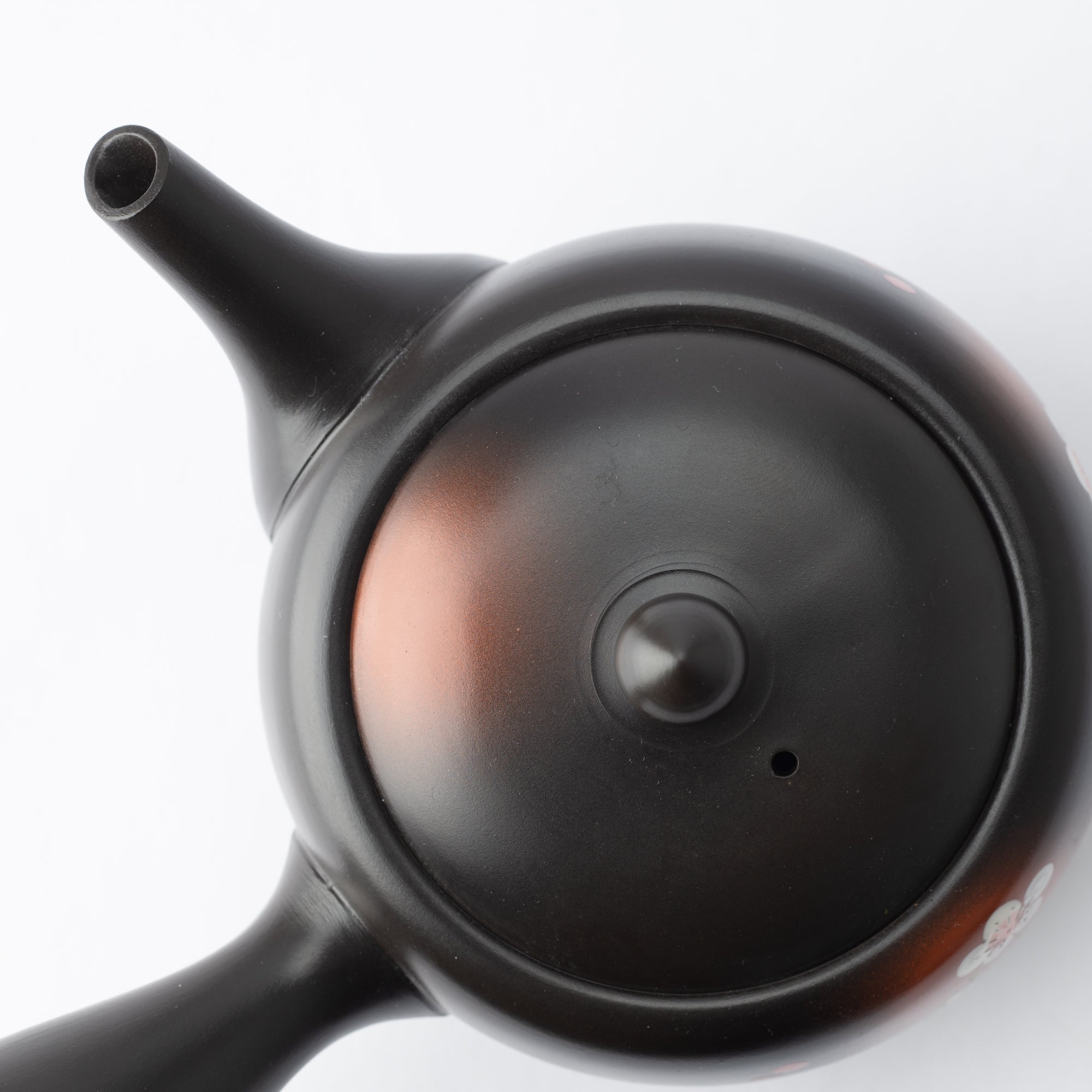 Syunju Weeping Sakura Tokoname Japanese Teapot 12.8oz(380ml) - Sasame and Ceramesh - MUSUBI KILN - Quality Japanese Tableware and Gift