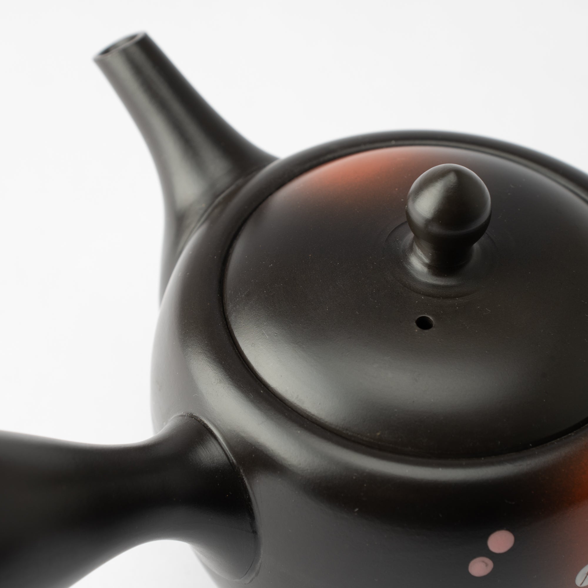 Syunju Weeping Sakura Tokoname Japanese Teapot 12.8oz(380ml) - Sasame and Ceramesh - MUSUBI KILN - Quality Japanese Tableware and Gift