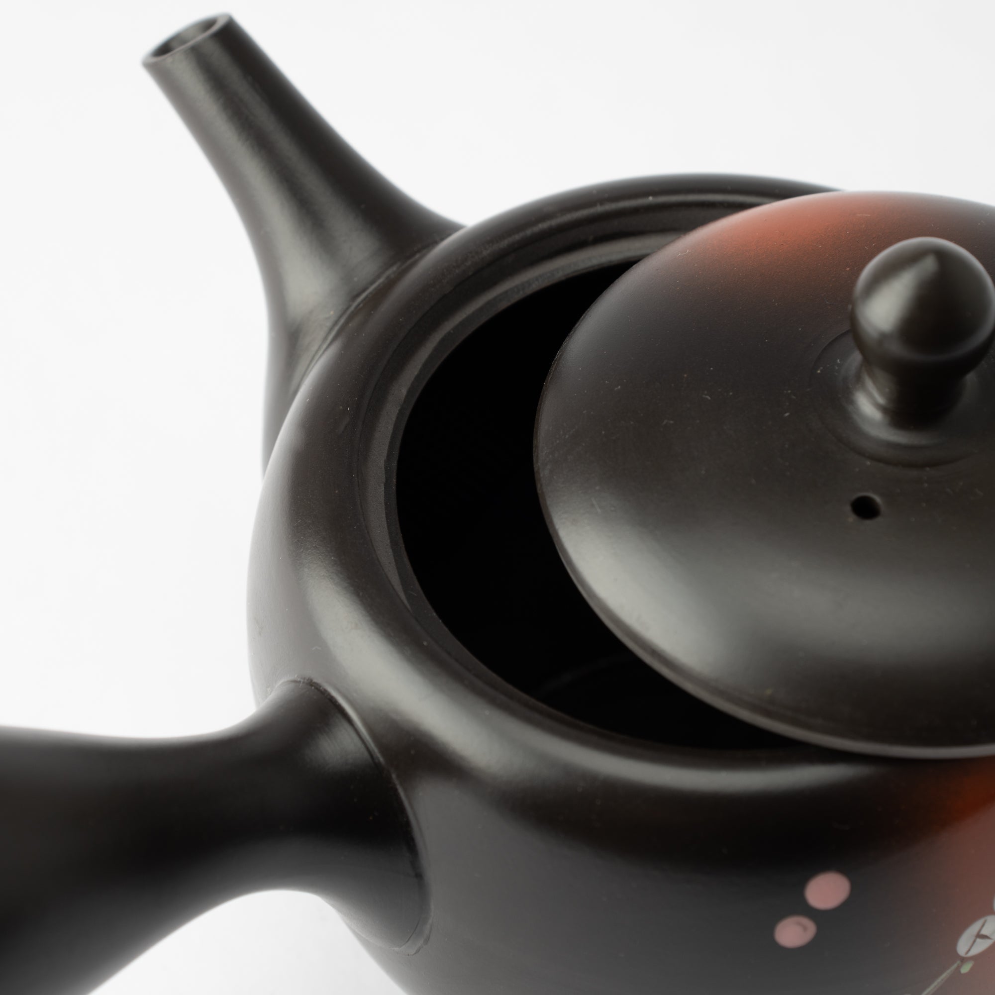 Syunju Weeping Sakura Tokoname Japanese Teapot 12.8oz(380ml) - Sasame and Ceramesh - MUSUBI KILN - Quality Japanese Tableware and Gift