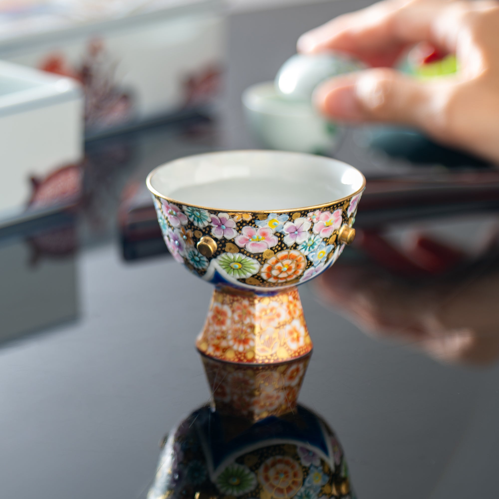 Taka Toshifumi Hanazume Guinomi Sake Cup - MUSUBI KILN - Quality Japanese Tableware and Gift