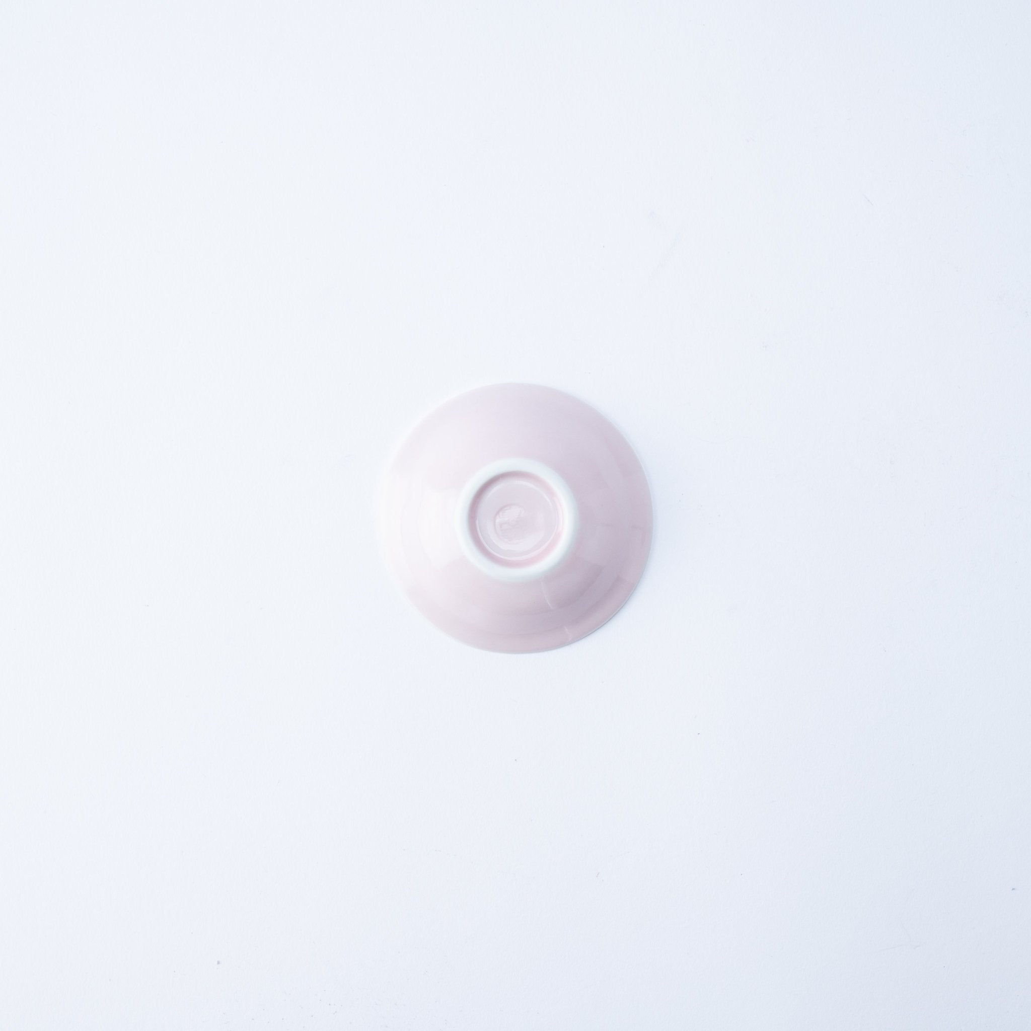 Tasei Kiln Lustrous Pink Sakura Arita Ware Small Sauce Plate - MUSUBI KILN - Quality Japanese Tableware and Gift