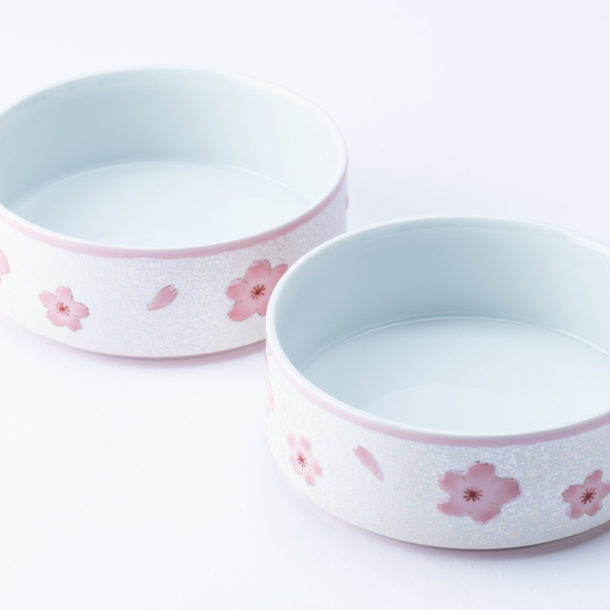 Tasei Kiln Lustrous Pink Sakura Arita Ware Two Tiers Jubako Bento Box - MUSUBI KILN - Quality Japanese Tableware and Gift
