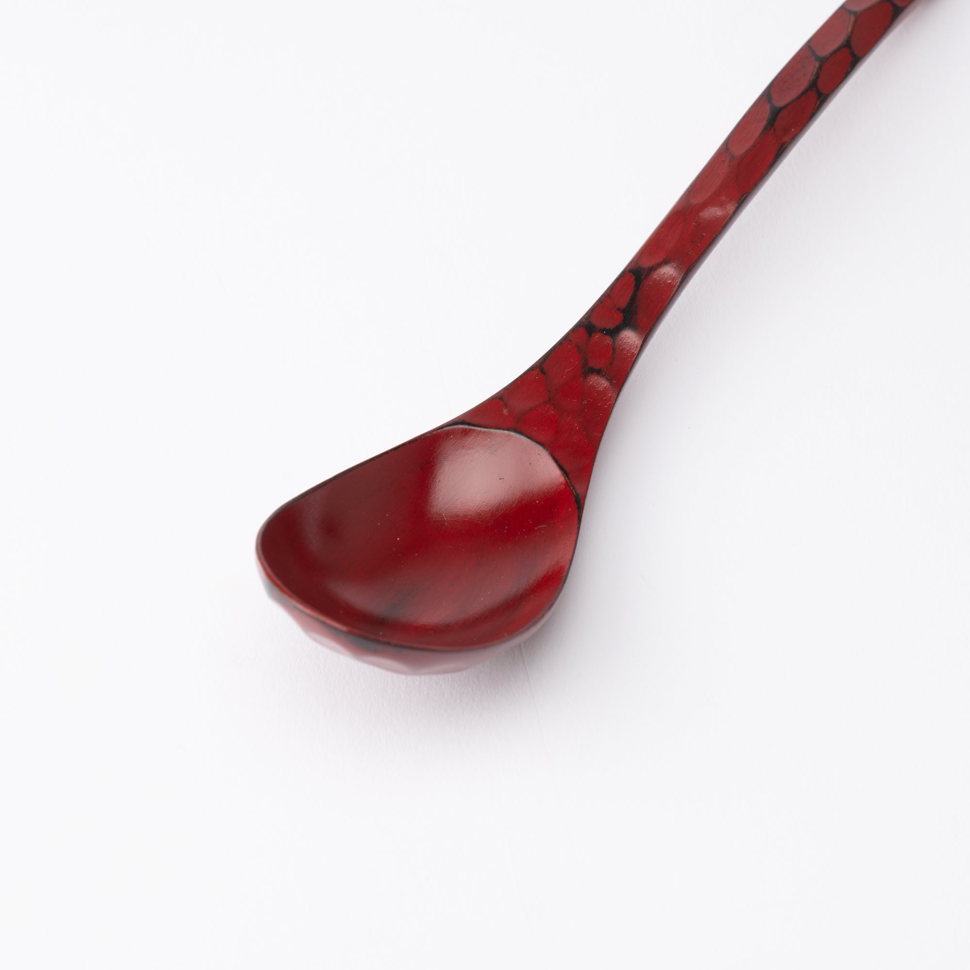 Tortoiseshell Pattern Yamanaka Lacquerware Ramen Spoon - MUSUBI KILN - Quality Japanese Tableware and Gift