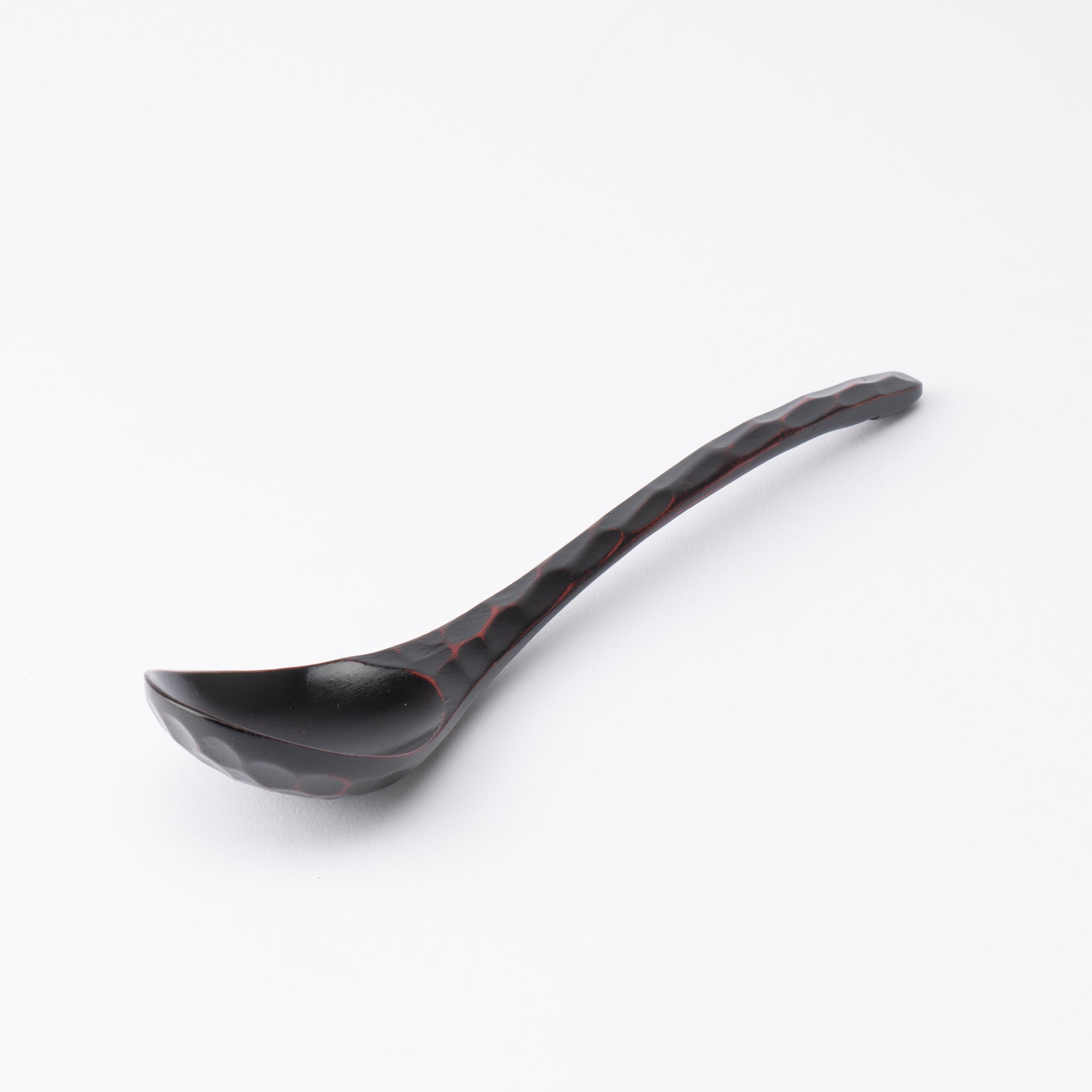 Tortoiseshell Pattern Yamanaka Lacquerware Ramen Spoon - MUSUBI KILN - Quality Japanese Tableware and Gift