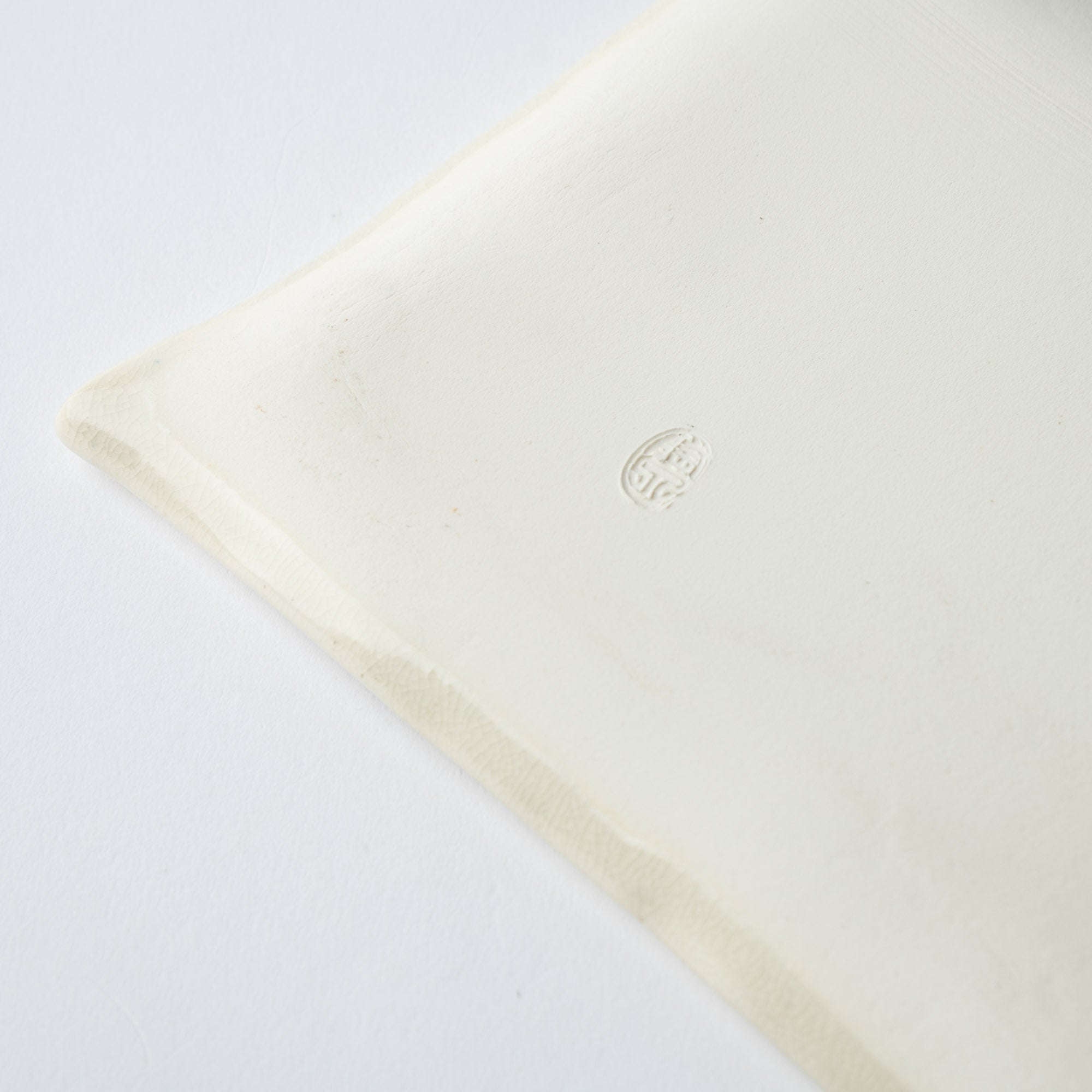 Tosen Kiln Kozan - ji Temple Choju Giga Kiyomizu Ware Rectangle Plate 10.4in - MUSUBI KILN - Quality Japanese Tableware and Gift
