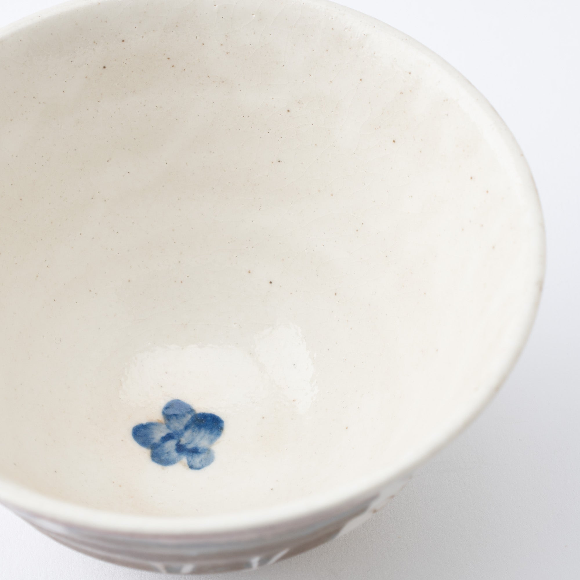 Tougen Kiln Rabbit Hasami Japanese Rice Bowl - MUSUBI KILN - Quality Japanese Tableware and Gift