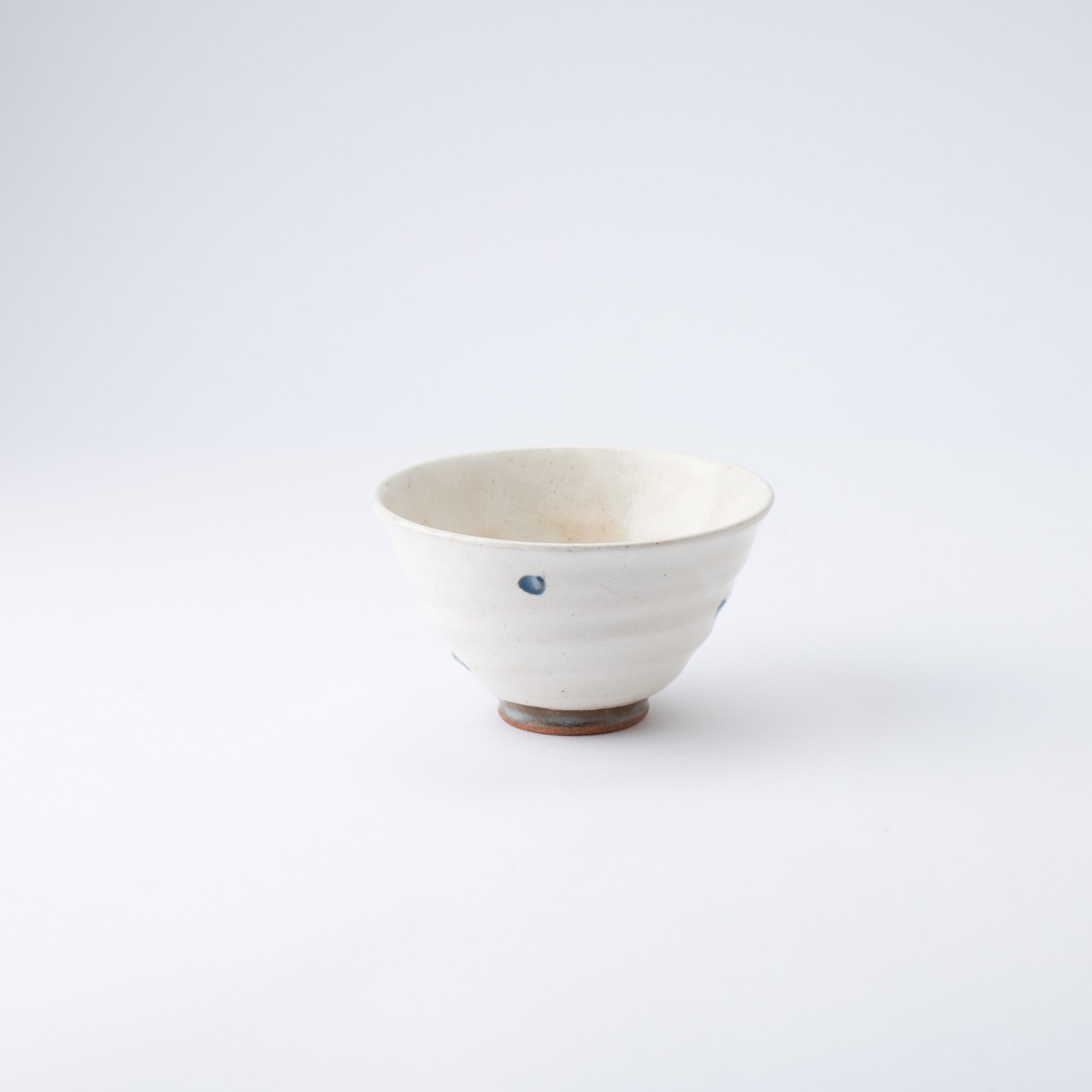 Tougen Kiln Rabbit Hasami Japanese Rice Bowl - MUSUBI KILN - Quality Japanese Tableware and Gift