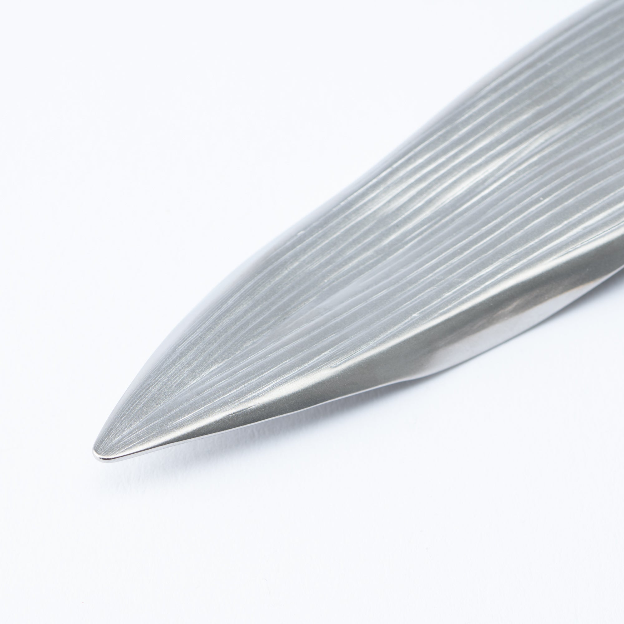 Tsubame Hutlery Silver Bamboo Leaf Cutlery Rest - MUSUBI KILN - Quality Japanese Tableware and Gift