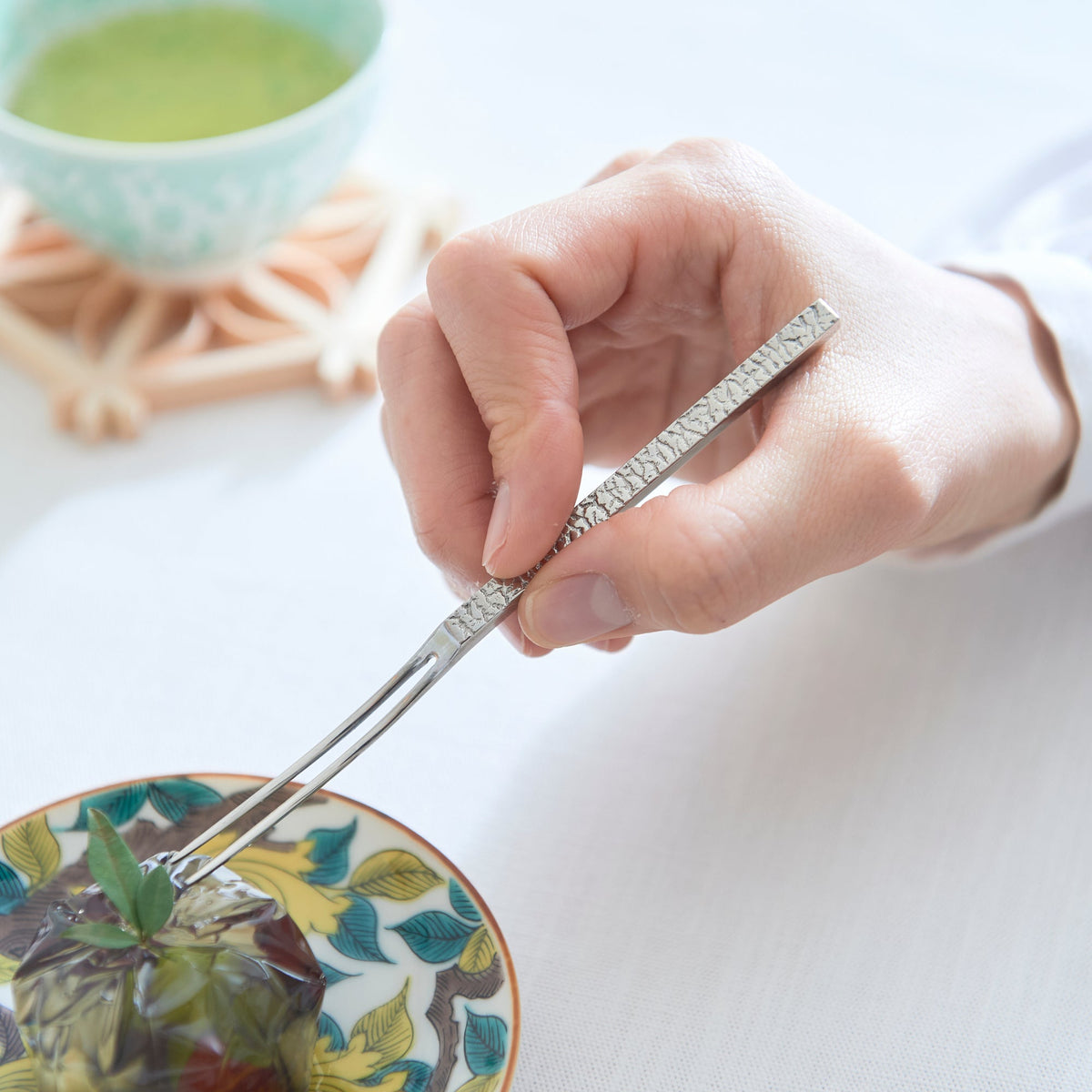 Tsubame MODERN WABI SABI Mirror Finish Fruit Fork - MUSUBI KILN - Quality Japanese Tableware and Gift