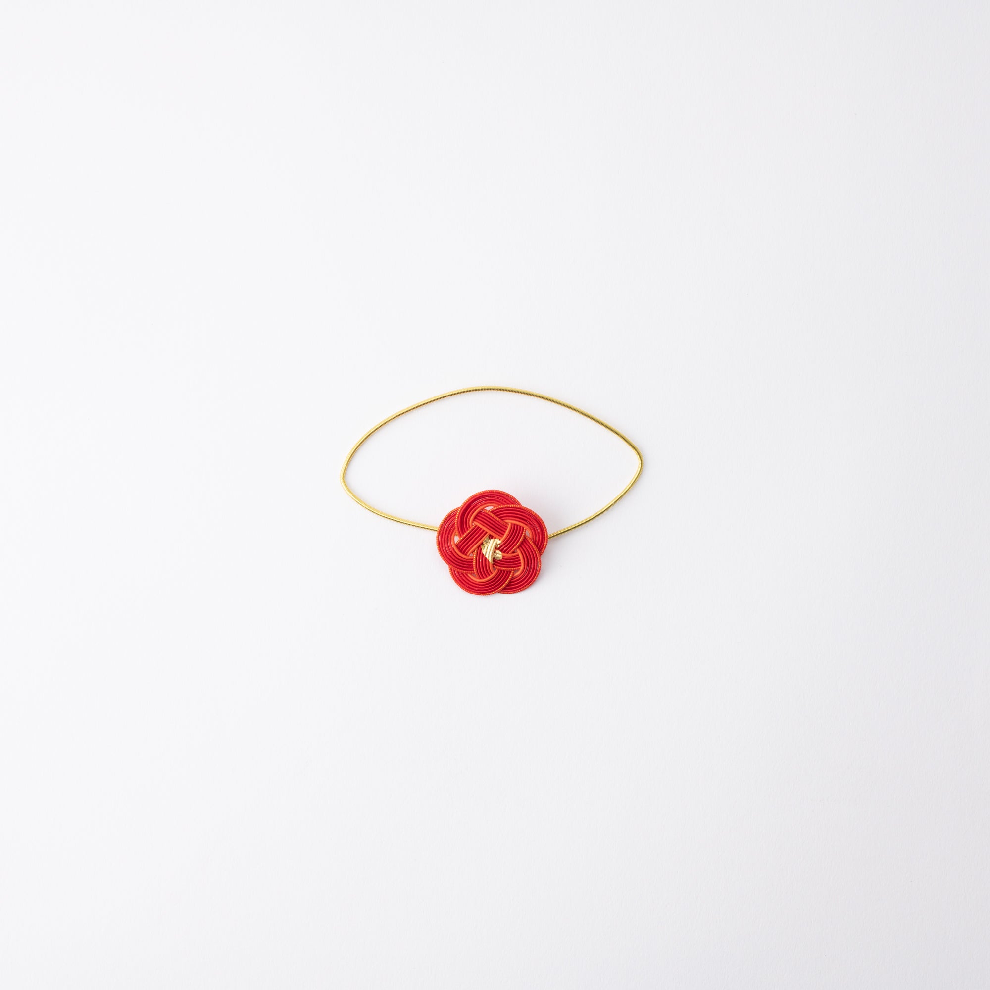Tsuda Mizuhiki "knot" Plum Kaga Mizuhiki Decorative Rubber Band - MUSUBI KILN - Quality Japanese Tableware and Gift