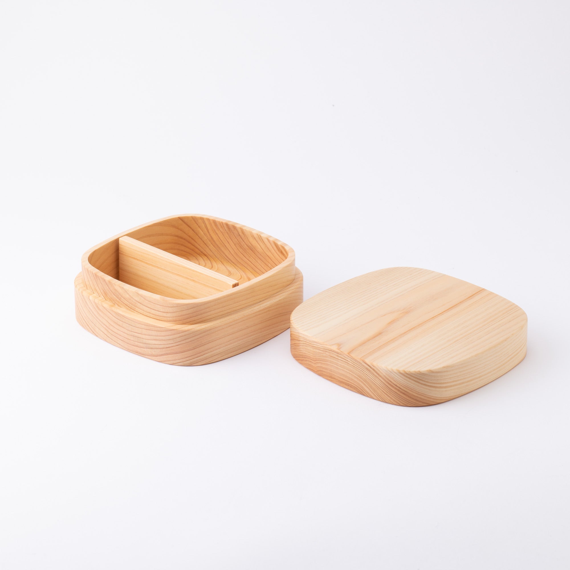 Tsunoda Seibee Kishu Cypress Square Bento Box - MUSUBI KILN - Quality Japanese Tableware and Gift