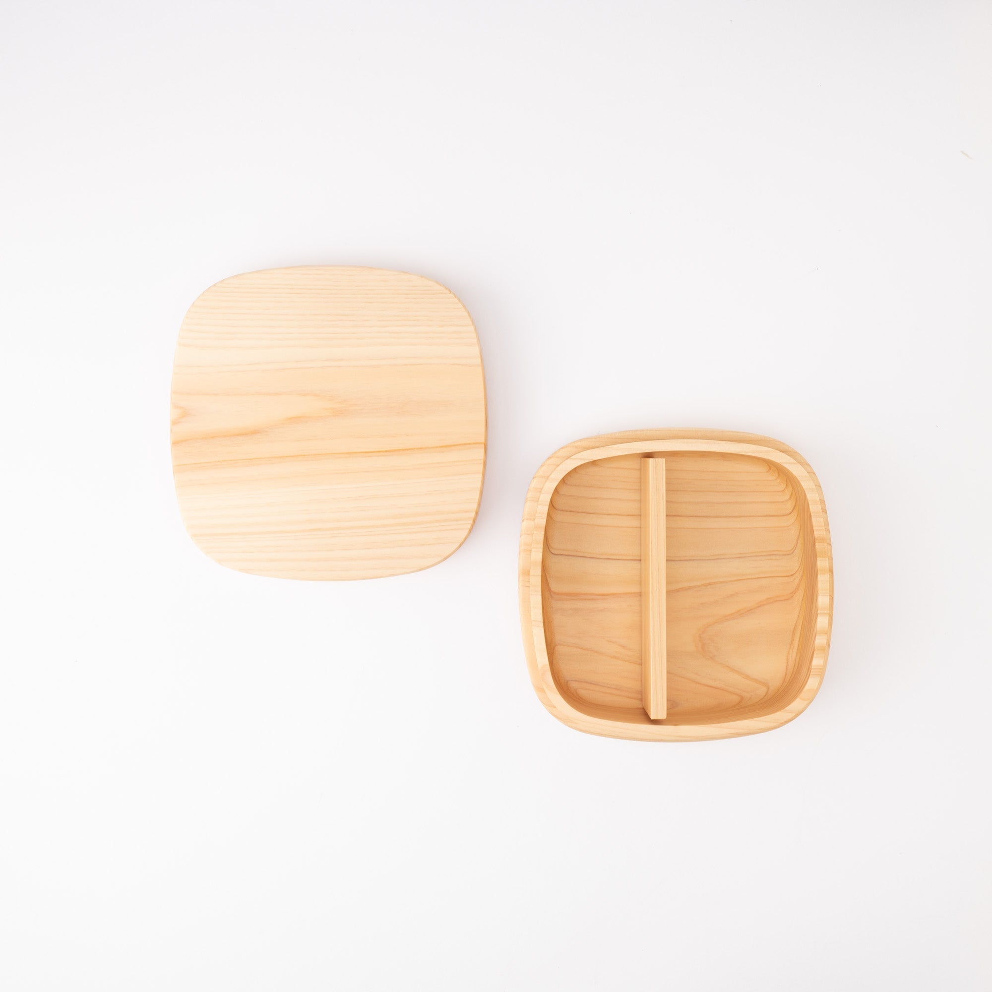 Tsunoda Seibee Kishu Cypress Square Bento Box - MUSUBI KILN - Quality Japanese Tableware and Gift