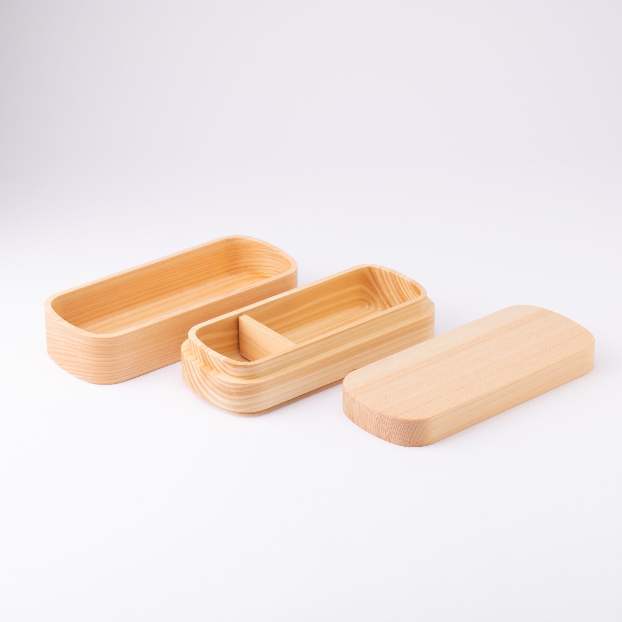 Tsunoda Seibee Kishu Cypress Two Tiered Bento Box - MUSUBI KILN - Quality Japanese Tableware and Gift