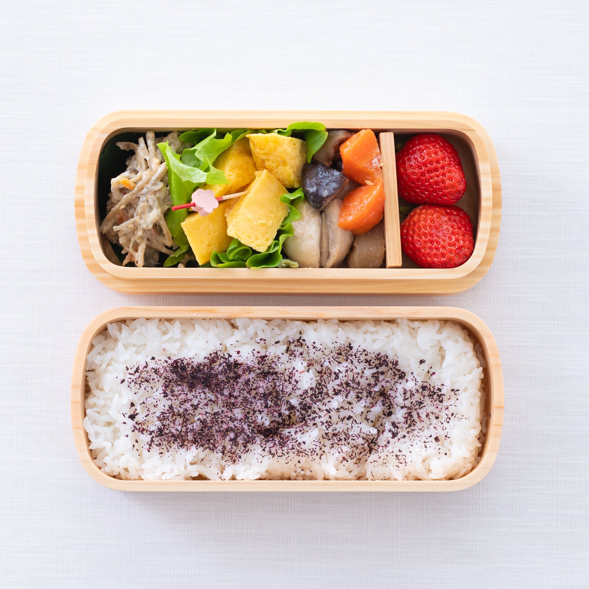 Tsunoda Seibee Kishu Cypress Two Tiered Bento Box - MUSUBI KILN - Quality Japanese Tableware and Gift